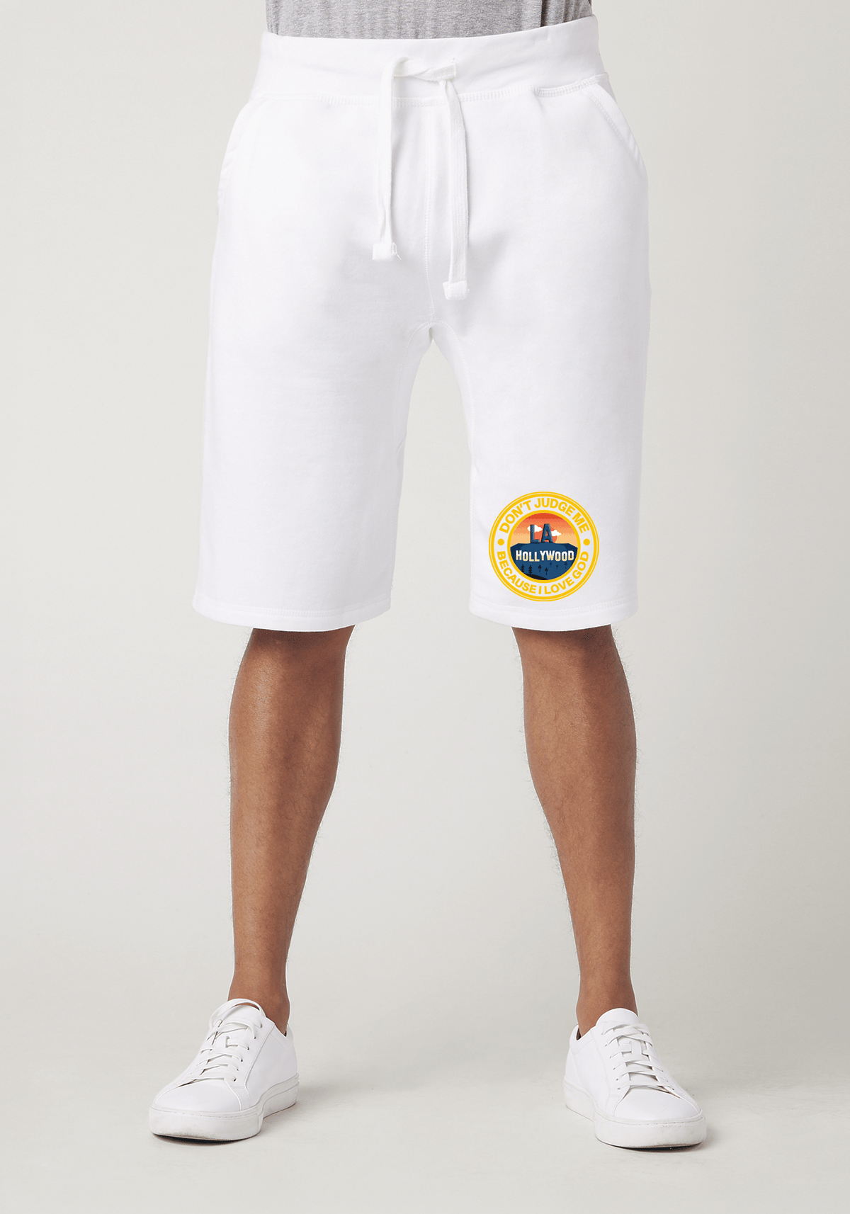 DJMC-UPLOADER:Yellow:Shorts-White-GOD-LA-Yellow.png