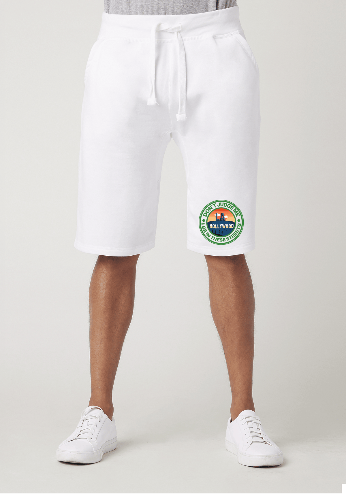 DJMC-UPLOADER:Green:Shorts-White-STREETS-LA-Greeny.png