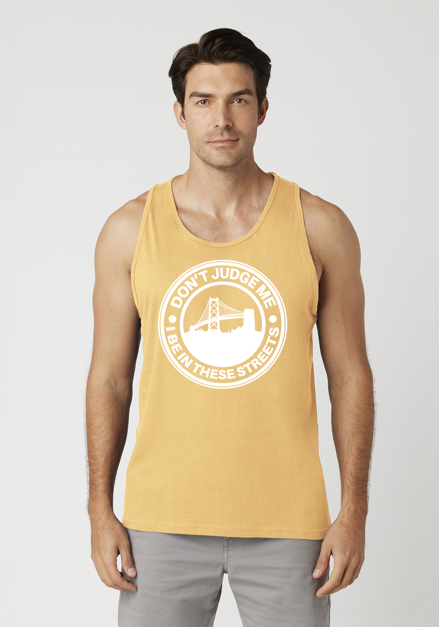 Yellow Men's Tank Top - The Town