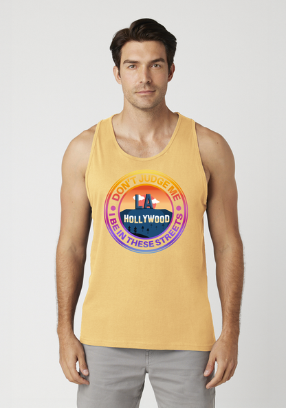 Yellow Men's Tank Top - Hollywood