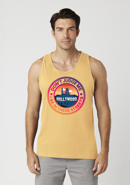 Yellow Men's Tank Top - Hollywood