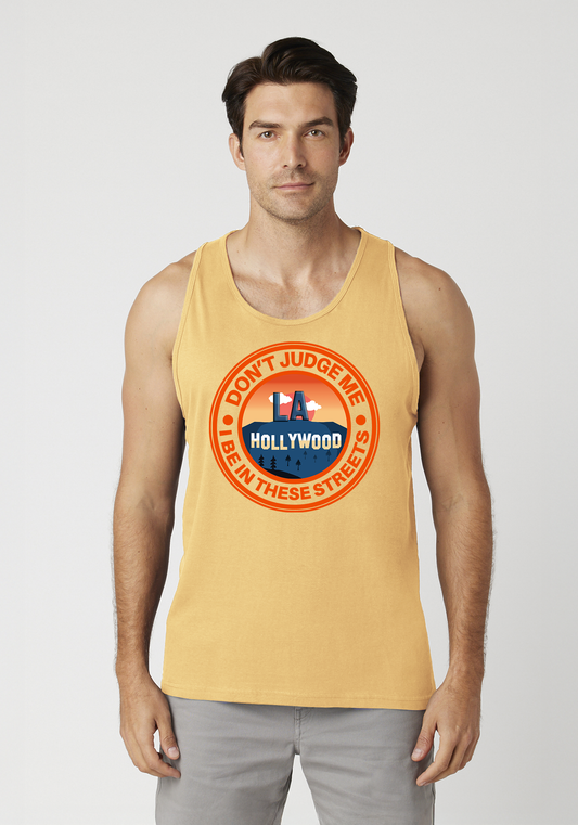 Yellow Men's Tank Top - Hollywood