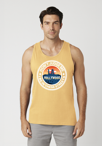 Yellow Men's Tank Top - Hollywood