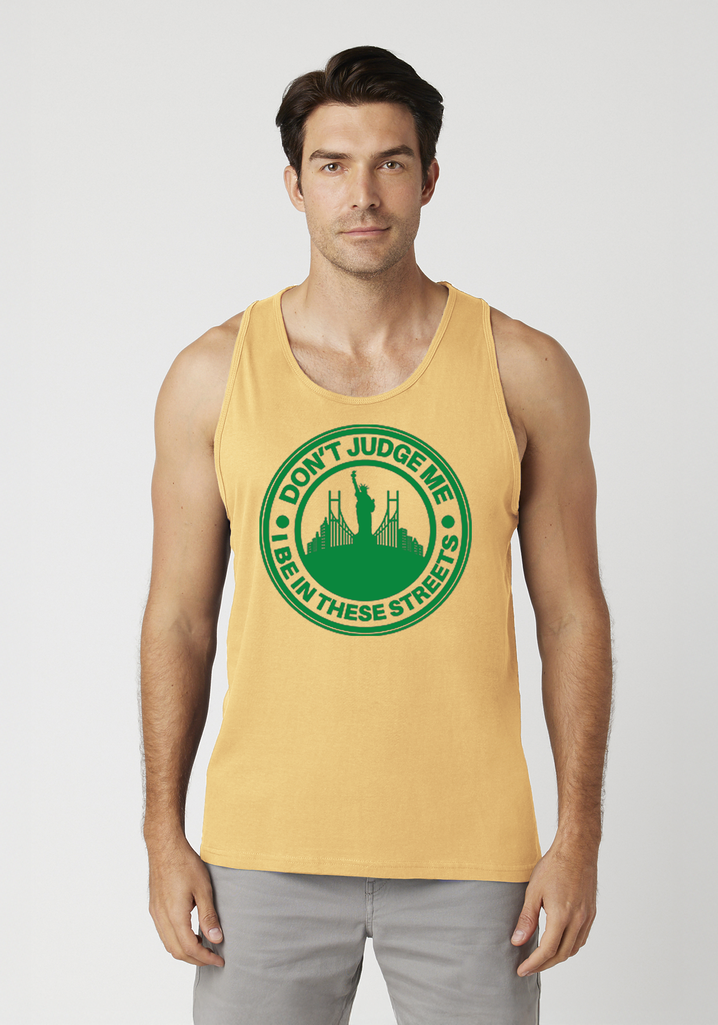 Yellow Men's Tank Top - The City