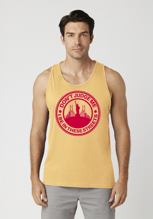 Yellow Men's Tank Top - The City