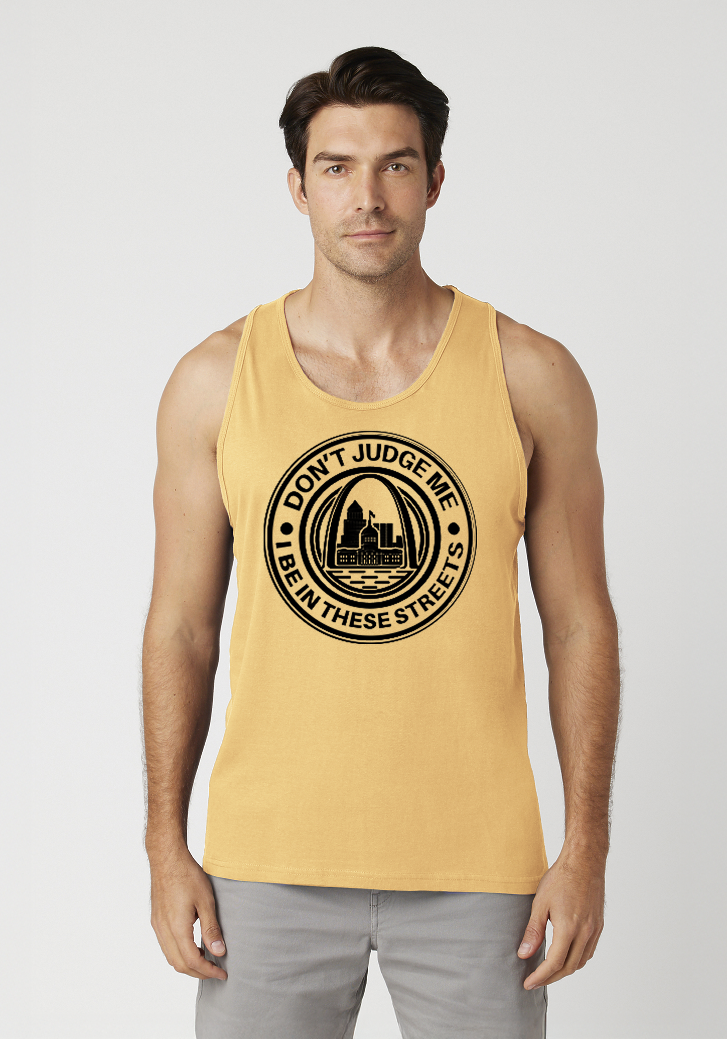 Yellow Men's Tank Top - The Lou