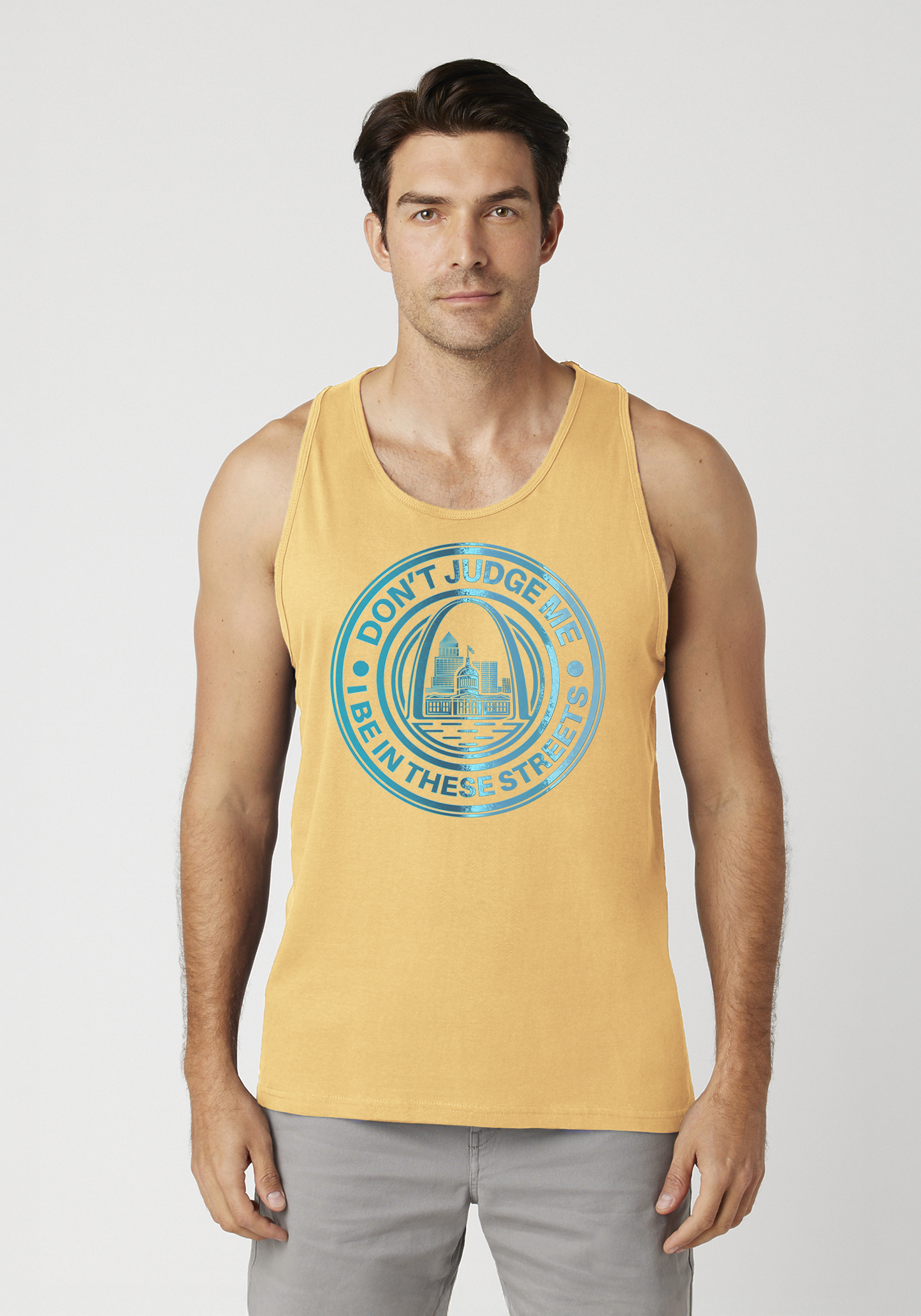 Yellow Men's Tank Top - The Lou