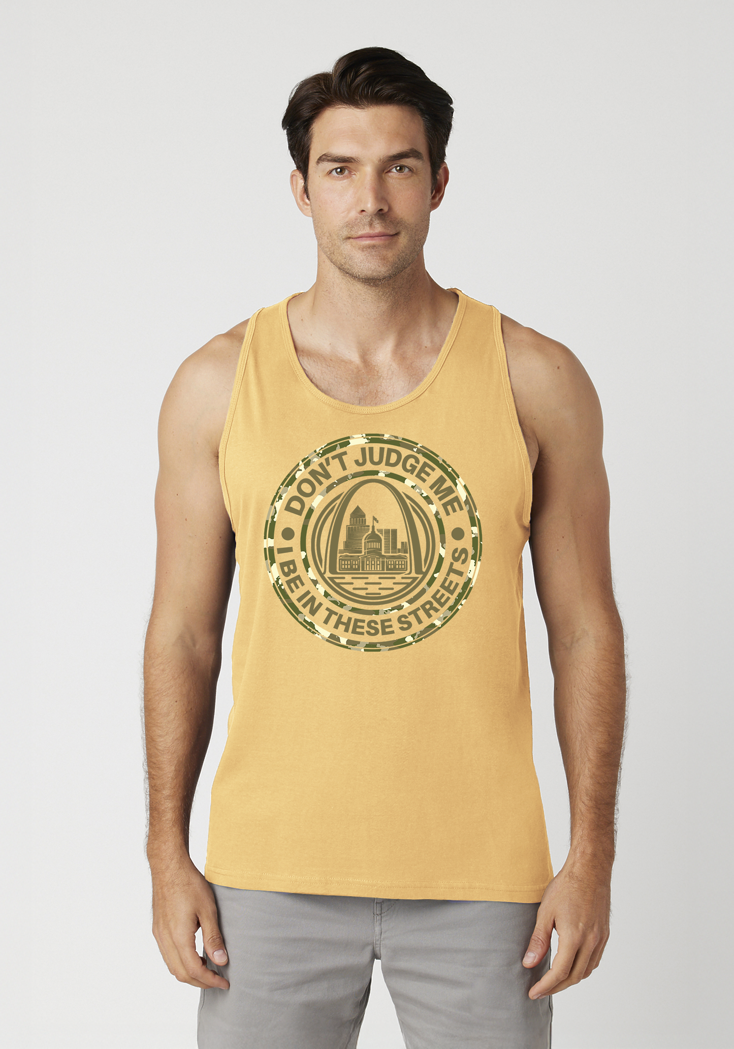 Yellow Men's Tank Top - The Lou