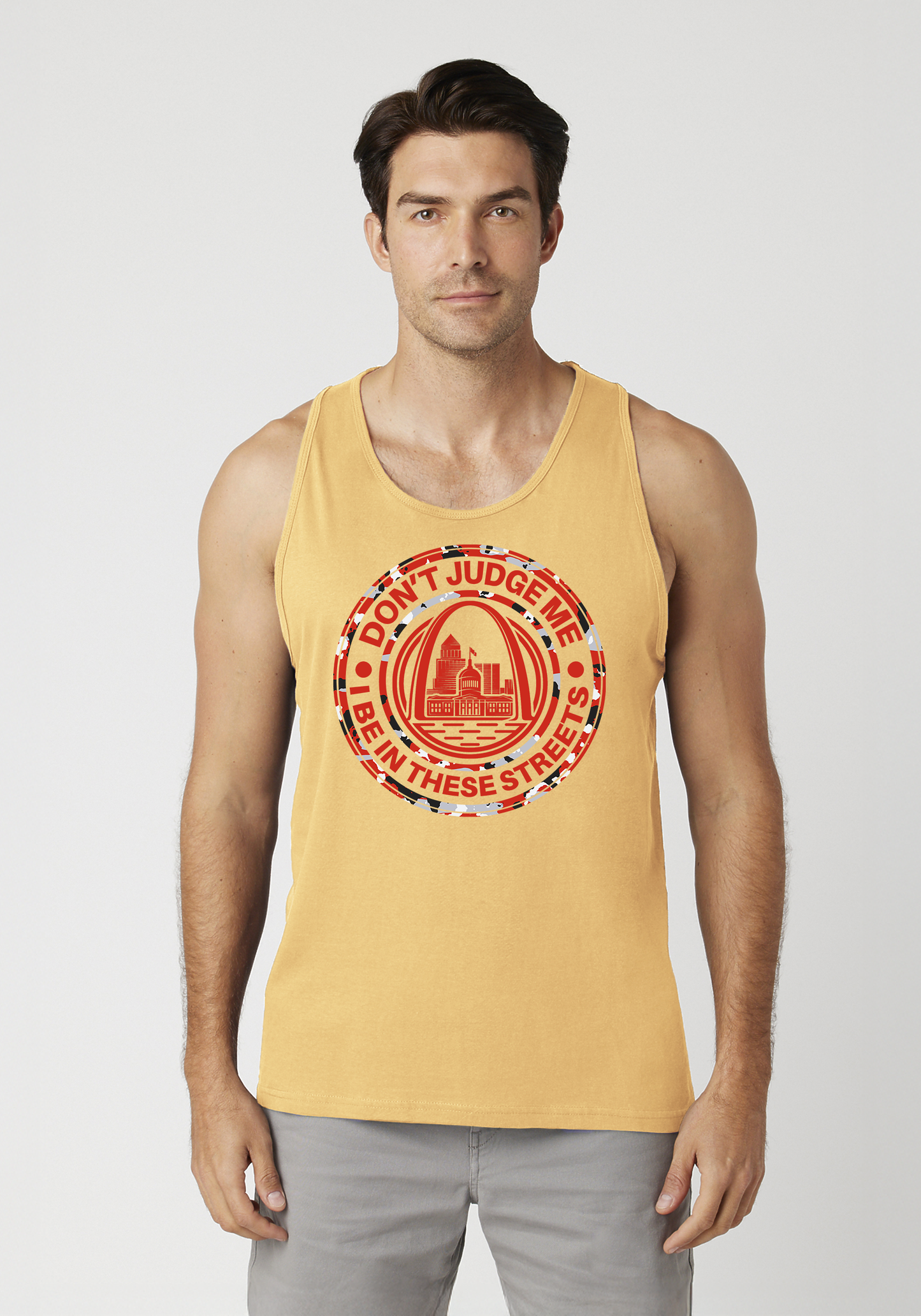 Yellow Men's Tank Top - The Lou