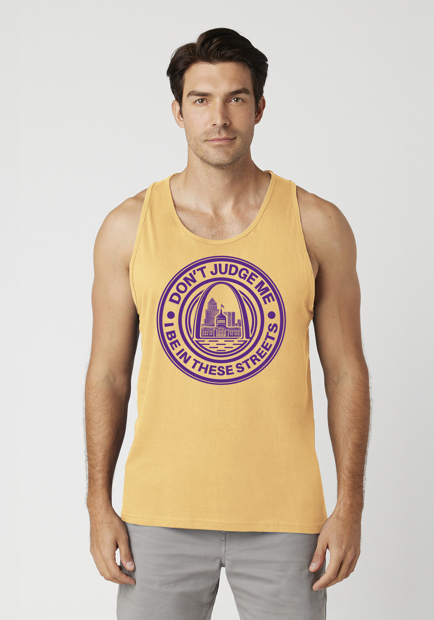 Yellow Men's Tank Top - The Lou