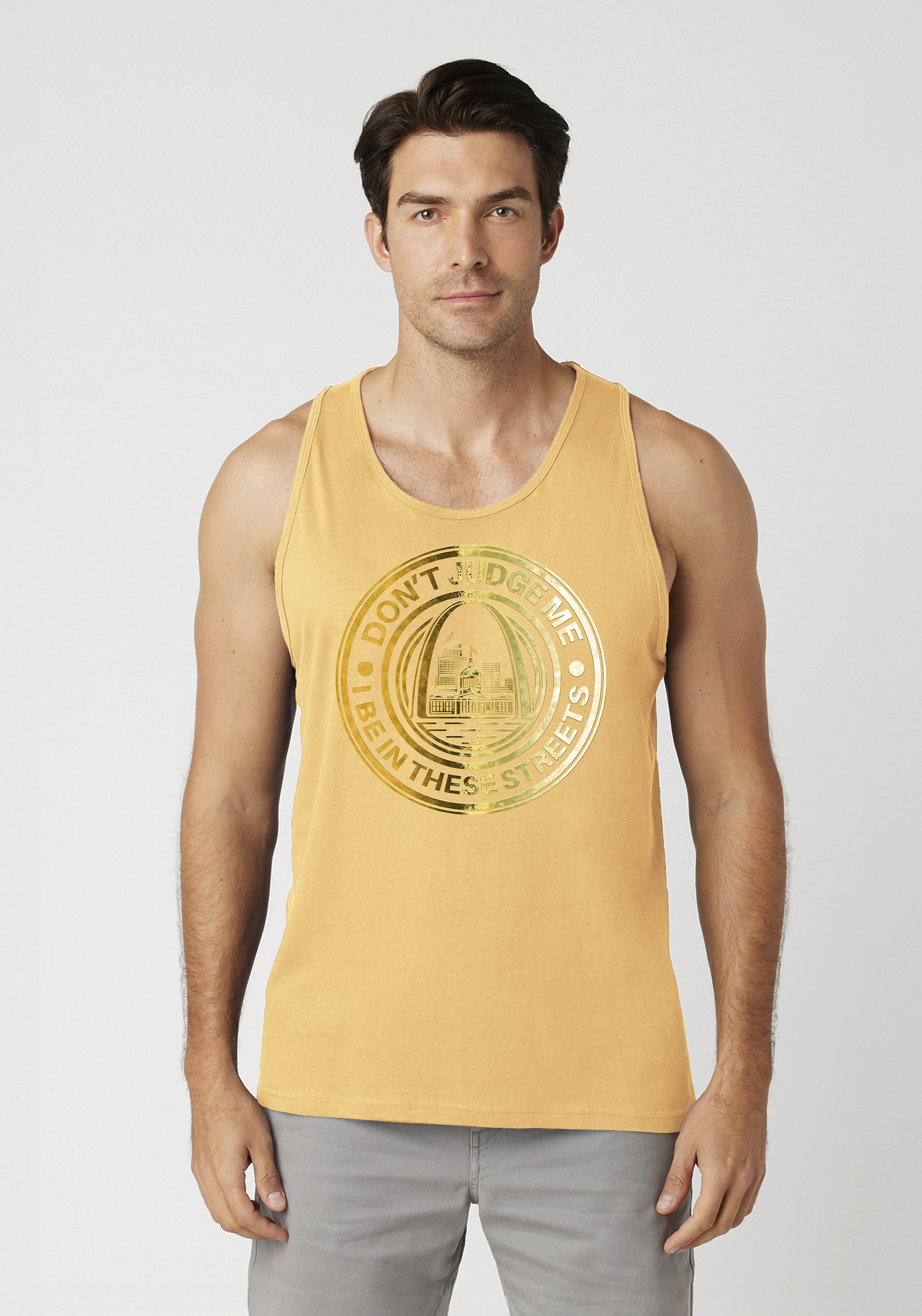 Yellow Men's Tank Top - The Lou