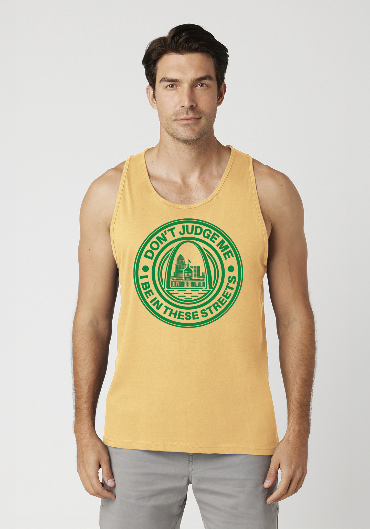 Yellow Men's Tank Top - The Lou