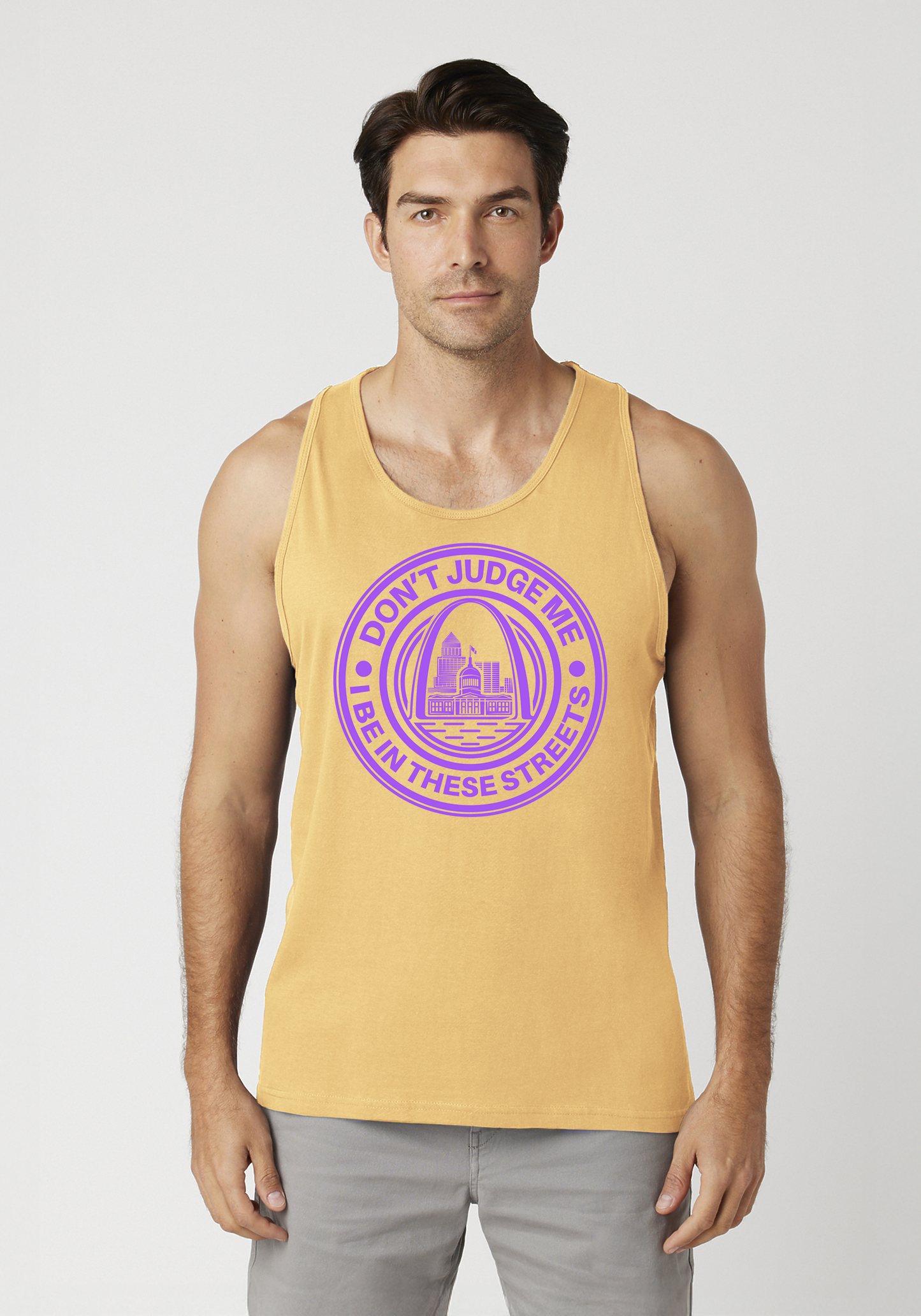 Yellow Men's Tank Top - The Lou