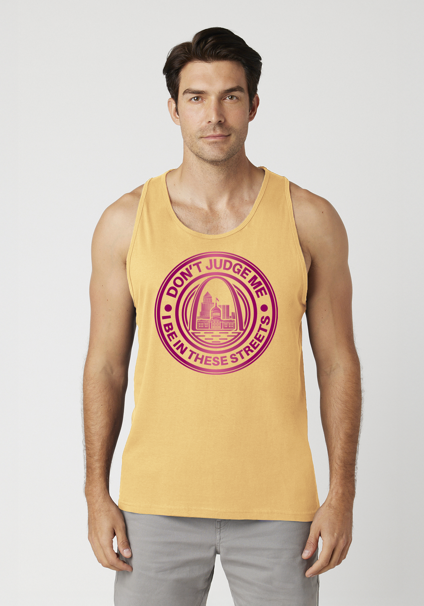 Yellow Men's Tank Top - The Lou