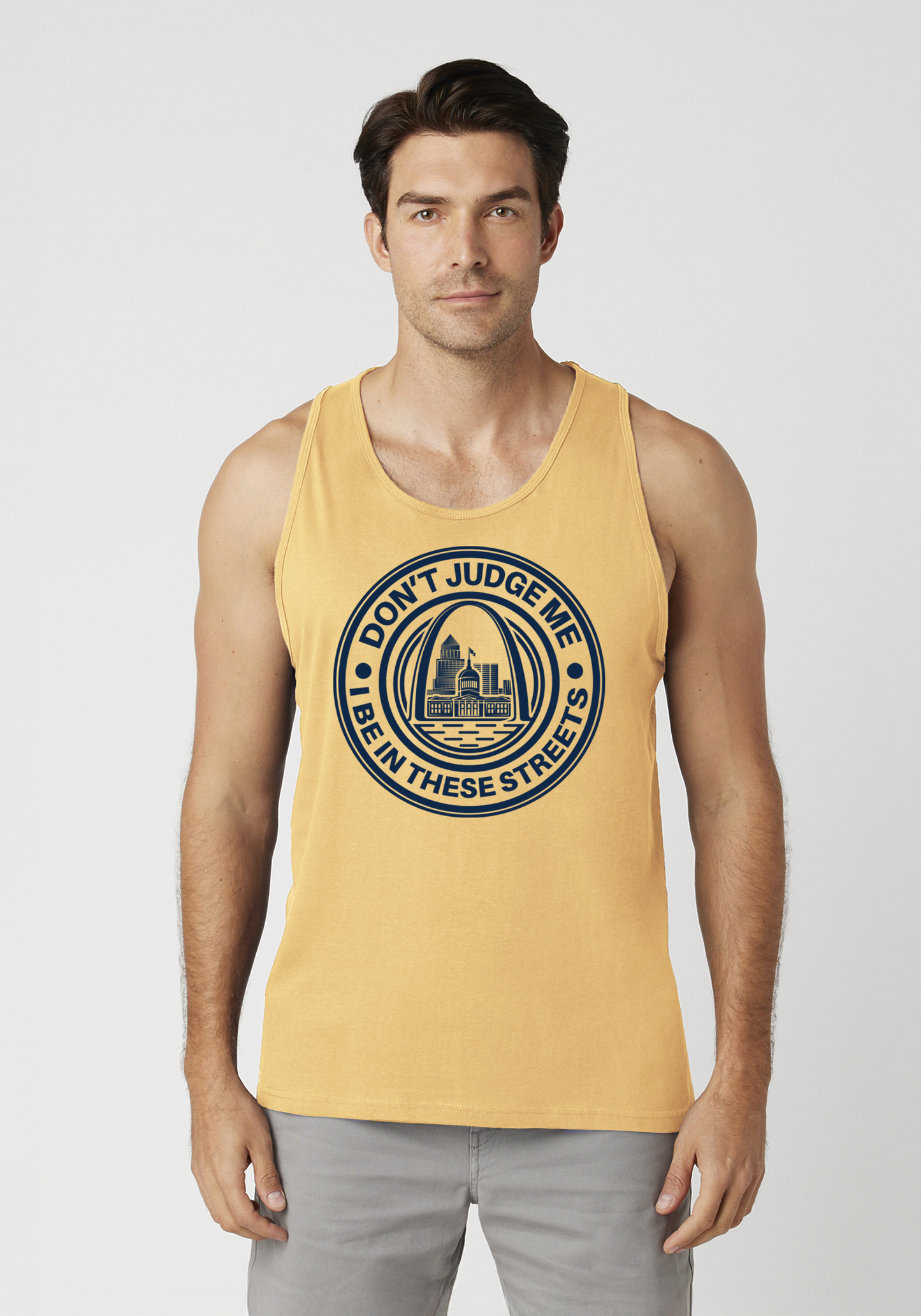 Yellow Men's Tank Top - The Lou