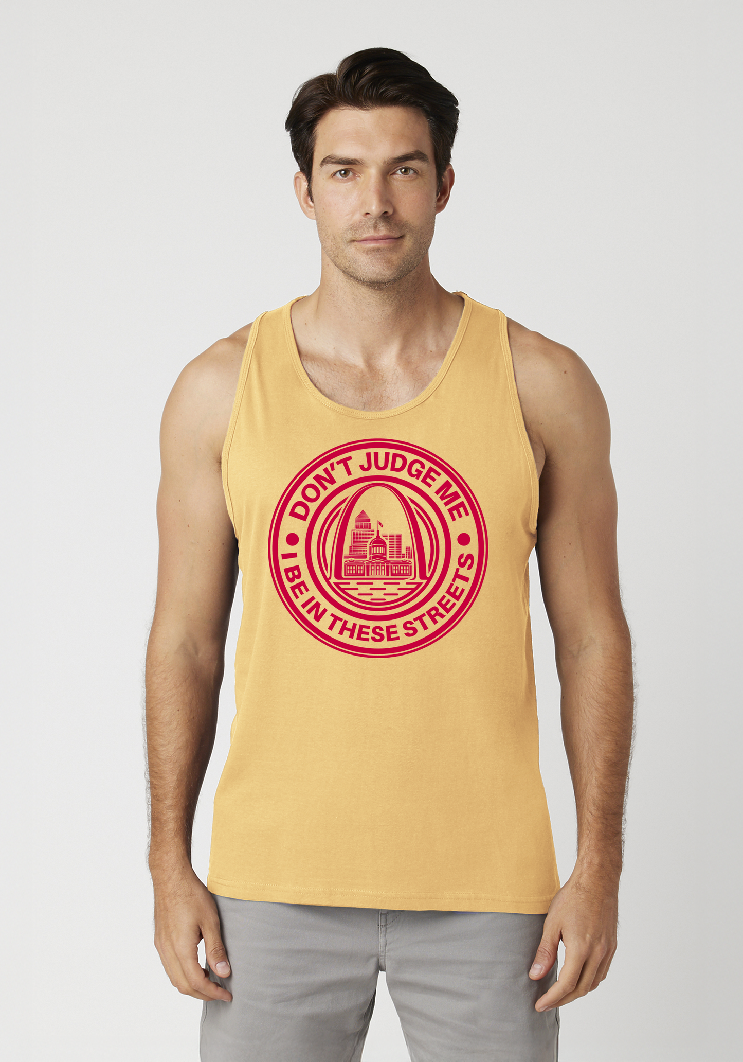 Yellow Men's Tank Top - The Lou