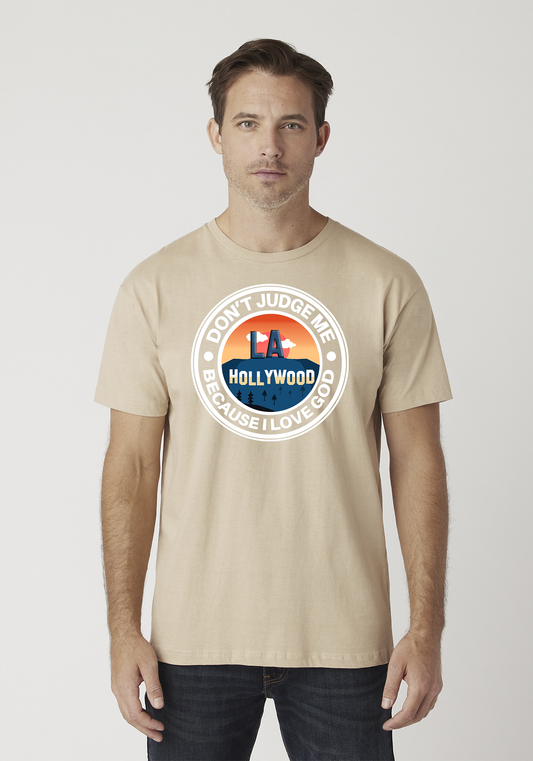 Tan Unisex Faith T-Shirt - Hollywood