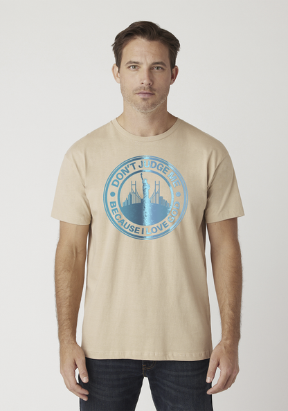 Tan Unisex Faith T-Shirt - The City