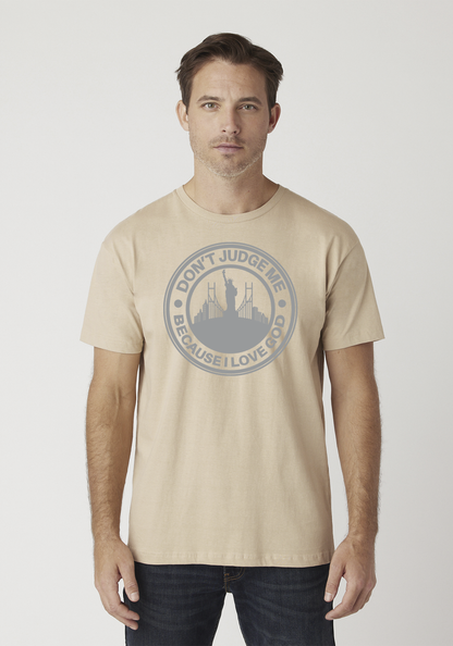 Tan Unisex Faith T-Shirt - The City