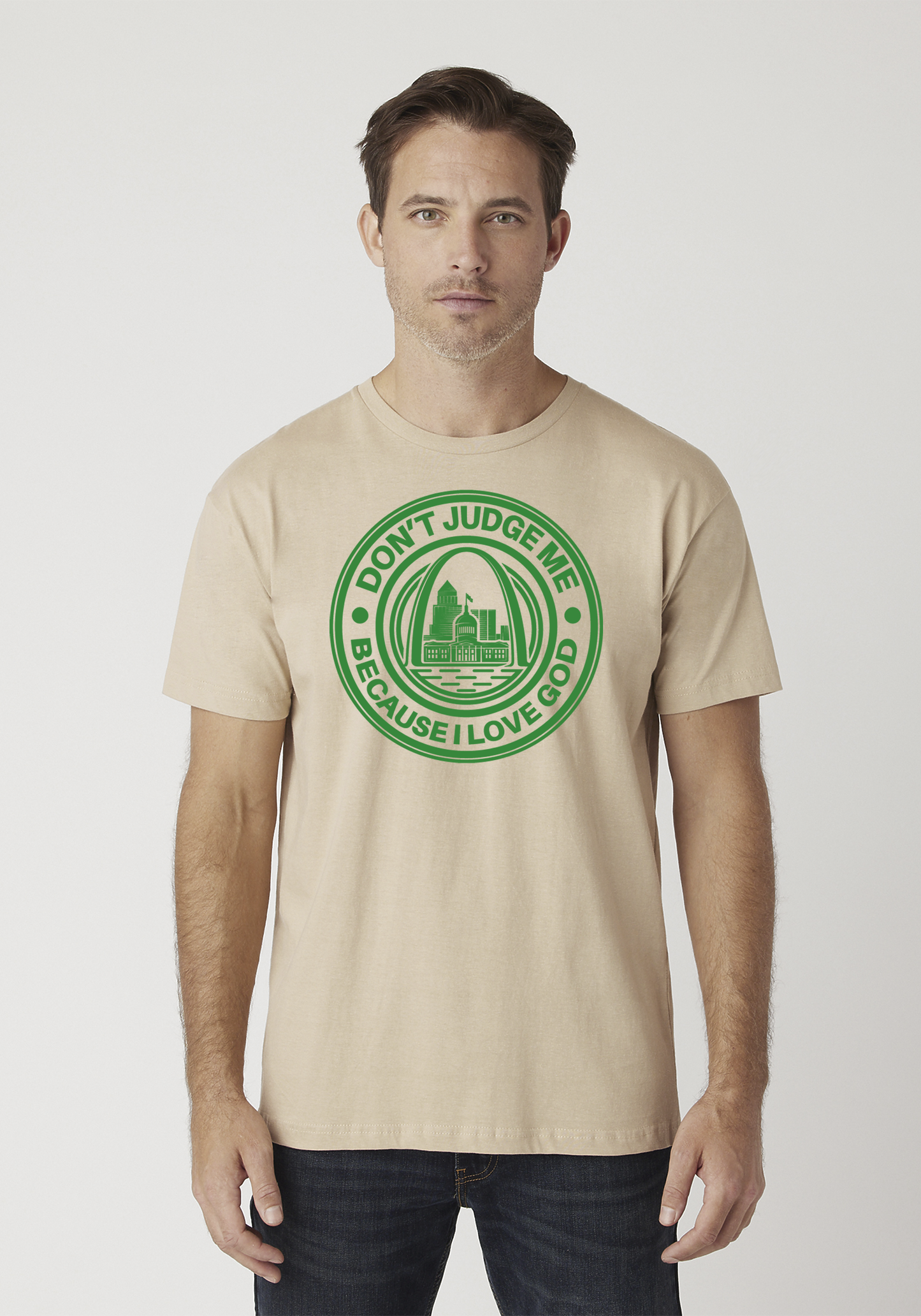 Tan Unisex Faith T-Shirt - The Lou