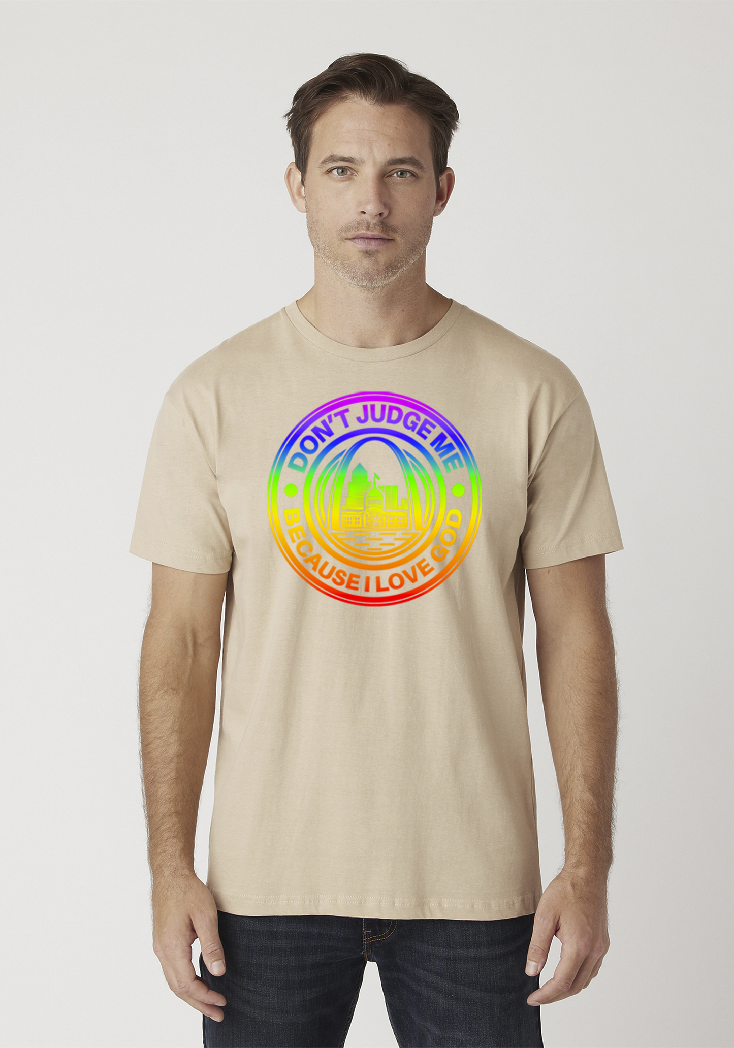 Tan Unisex Faith T-Shirt - The Lou