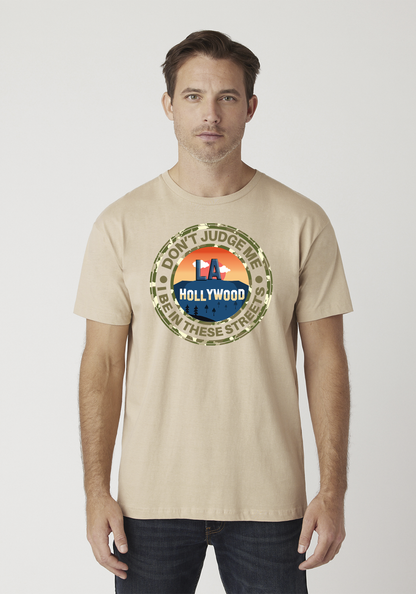 Tan Unisex T-Shirt - Hollywood