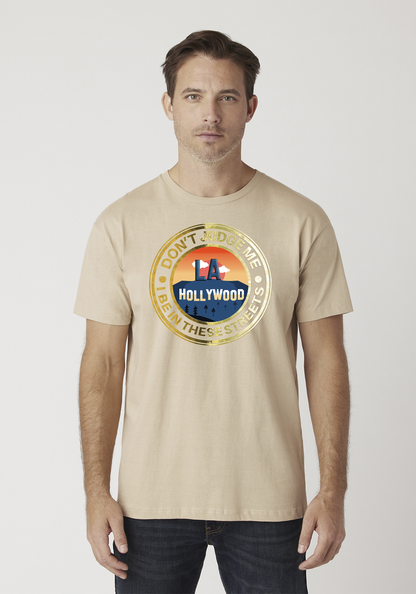 Tan Unisex T-Shirt - Hollywood