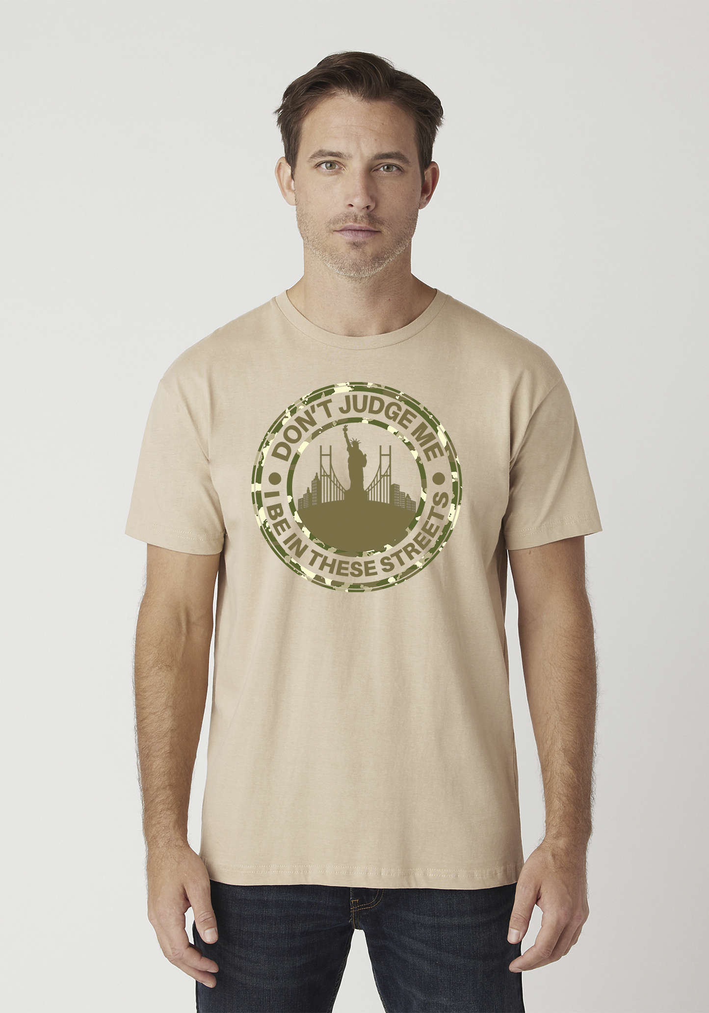 Tan Unisex T-Shirt - The City