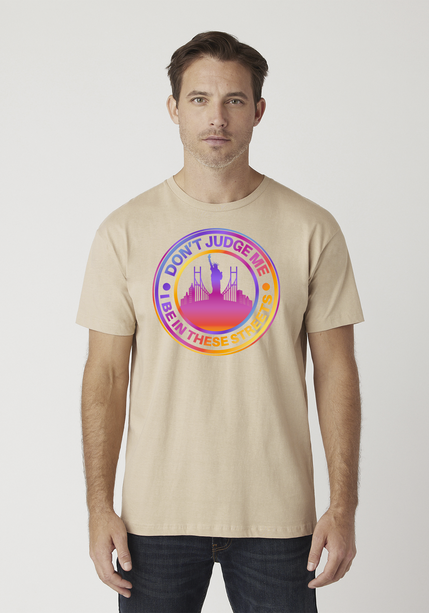Tan Unisex T-Shirt - The City