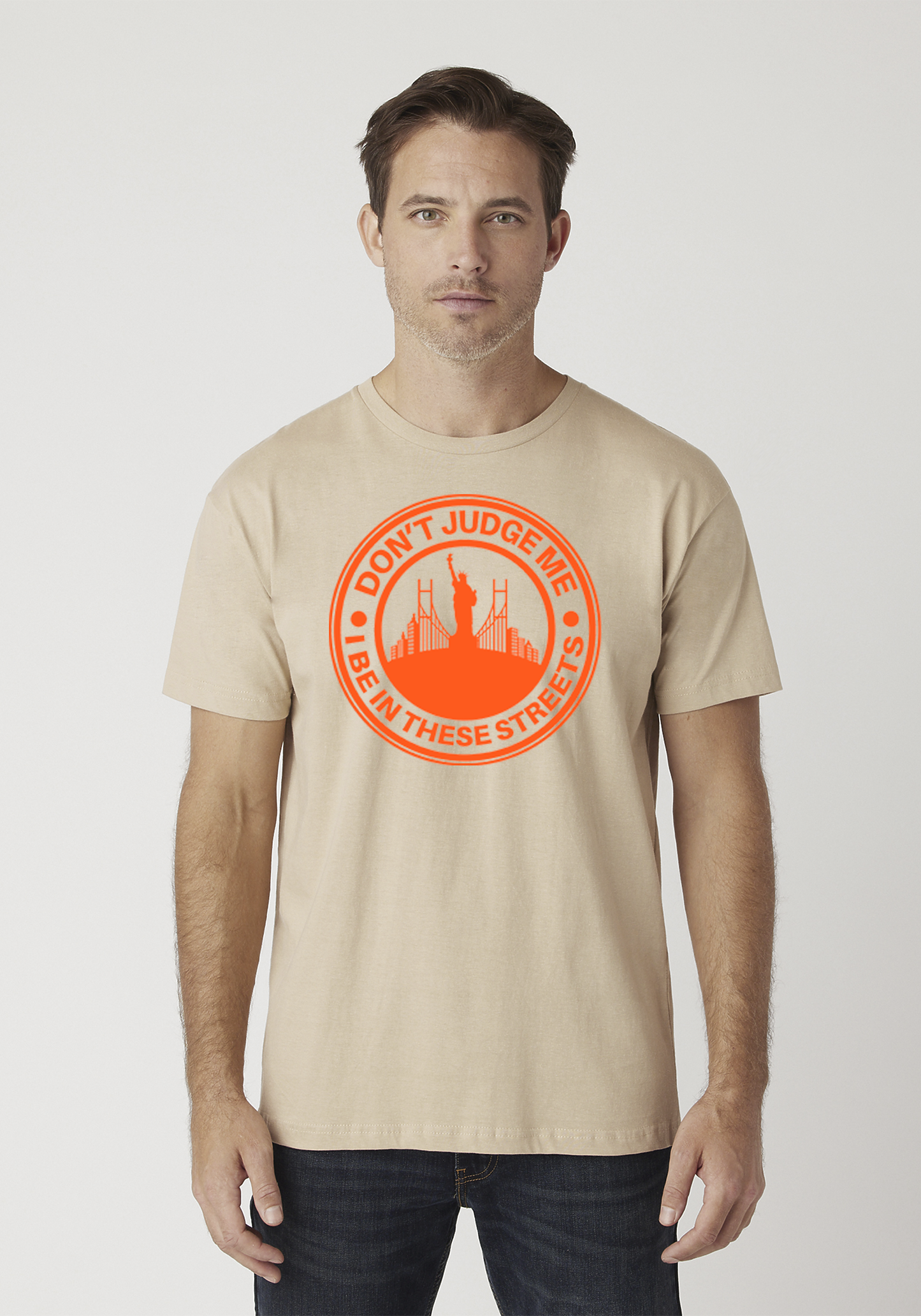 Tan Unisex T-Shirt - The City