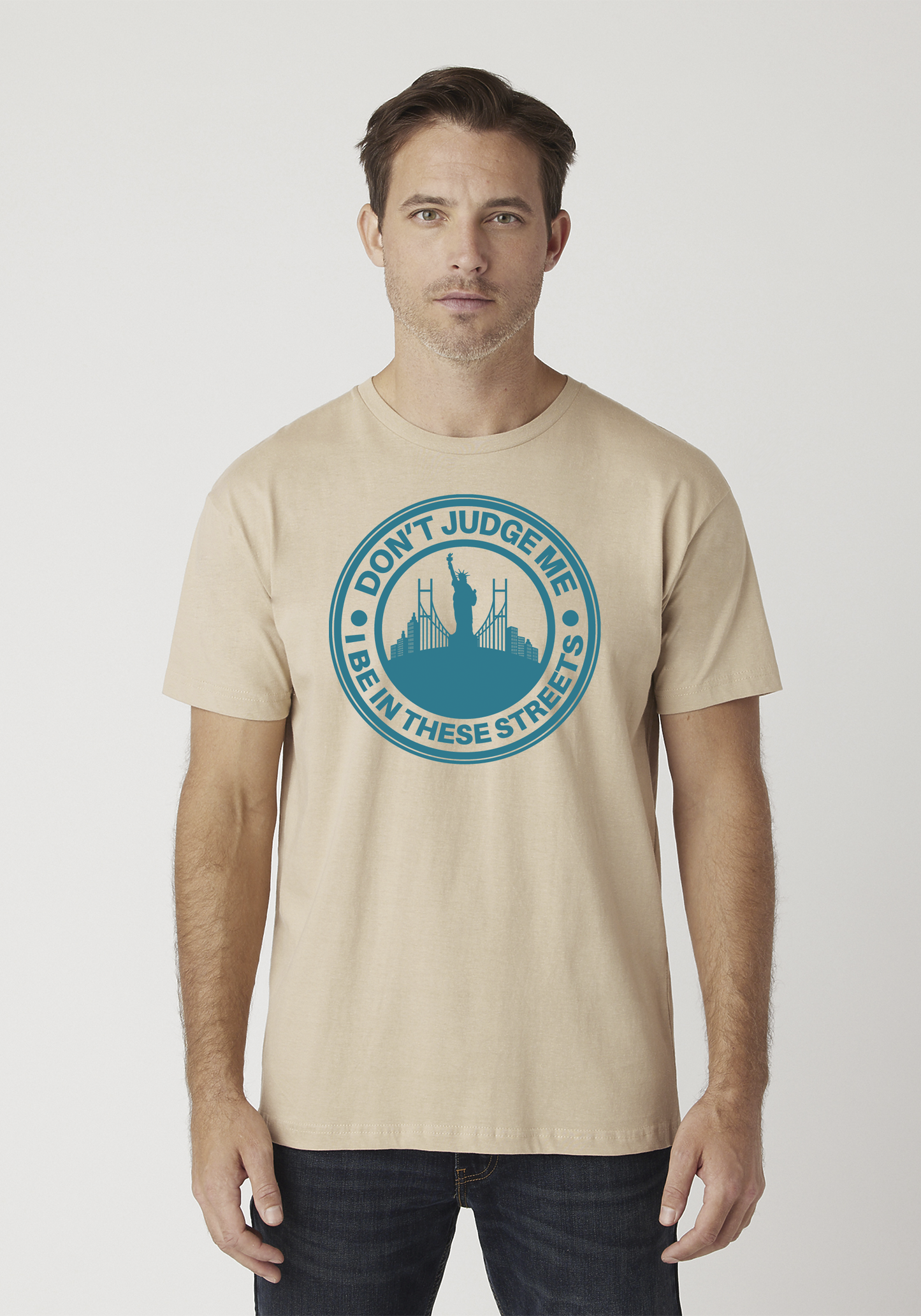 Tan Unisex T-Shirt - The City