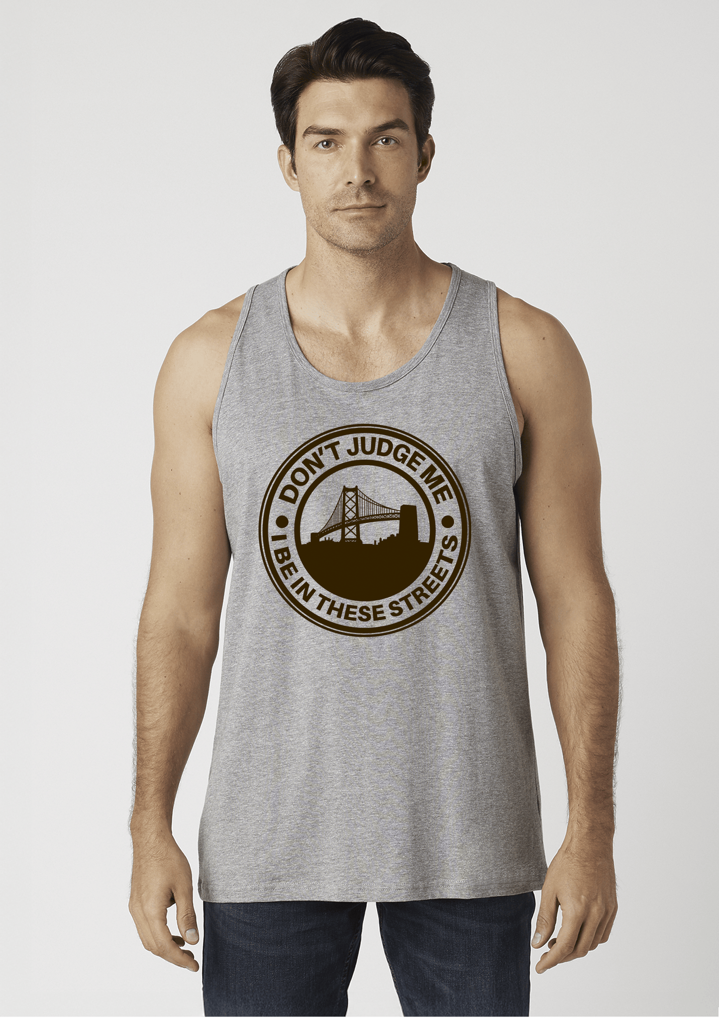 DJMC-UPLOADER:Brown:Tank-Tops-Heather-Gray-STREETS-BayBridge-Brown.png
