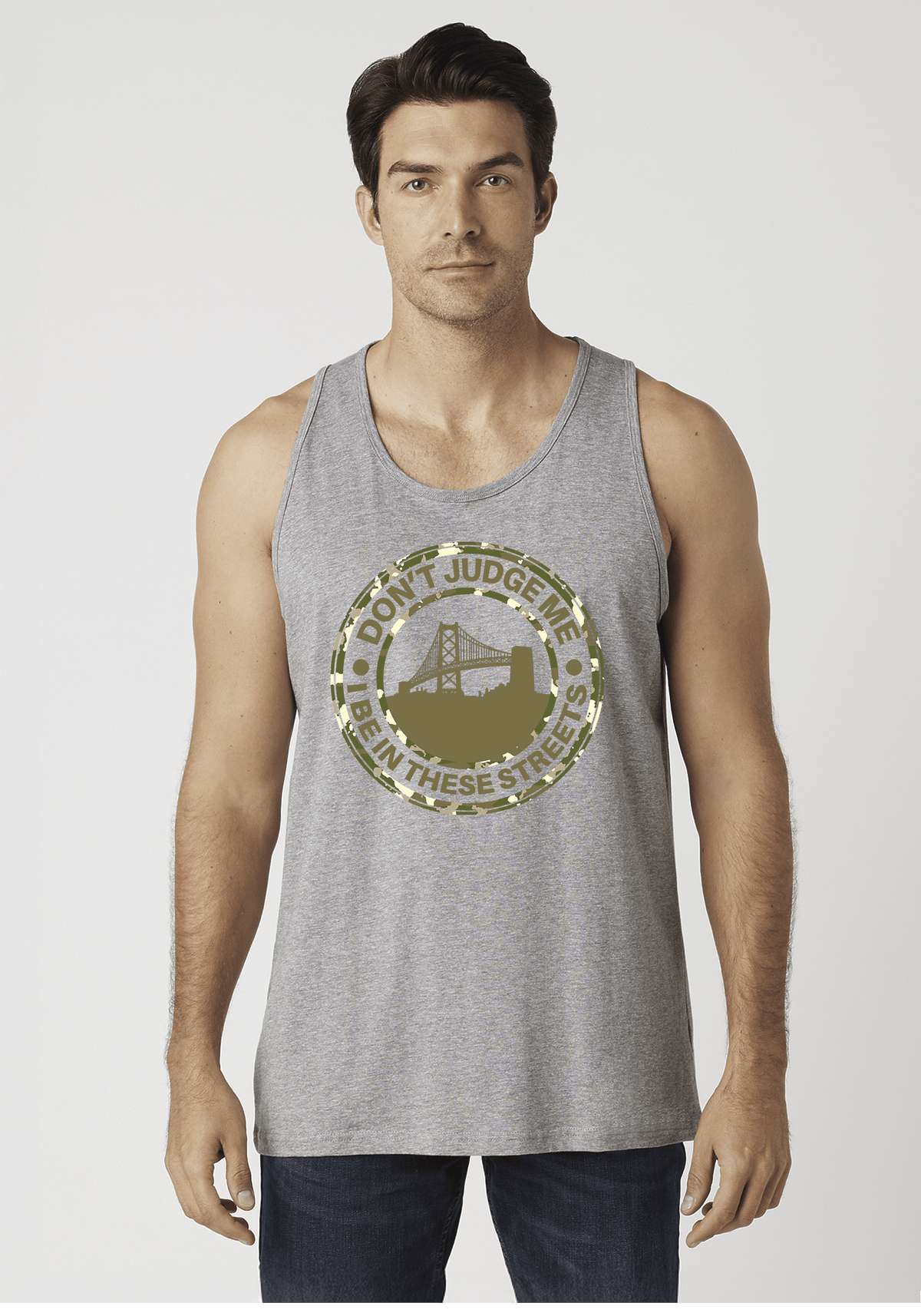 DJMC-UPLOADER:Camouflage:Tank-Tops-Heather-Gray-STREETS-BayBridge-Camouflage-Green.png