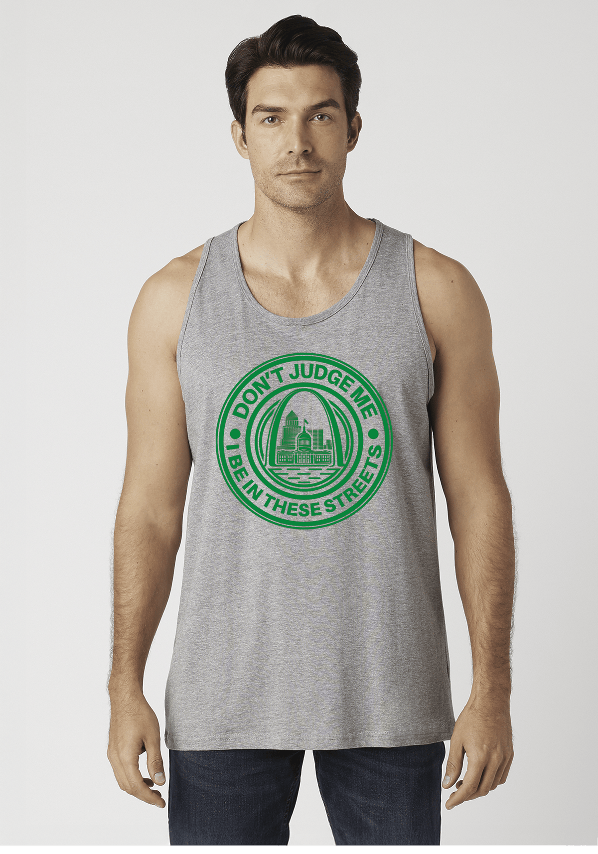 DJMC-UPLOADER:Green:Tank-Tops-Heather-Gray-STREETS-STL-Green.png