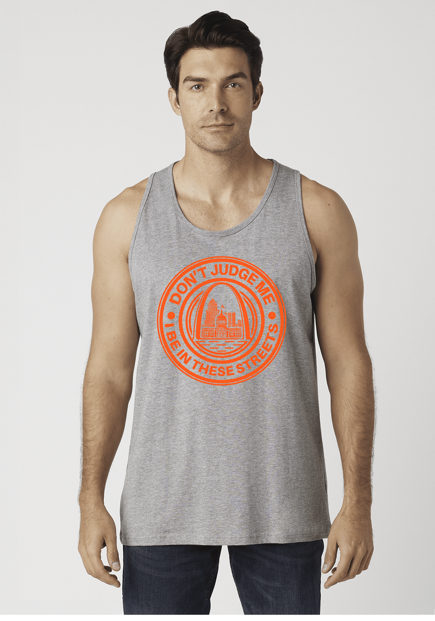 DJMC-UPLOADER:Orange:Tank-Tops-Heather-Gray-STREETS-STL-Orange.png