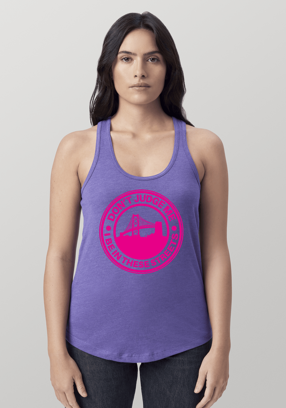 DJMC-UPLOADER:Hot Pink:Tank-Tops-Purple-Heather-STREETS-BayBridge-HotPink.png