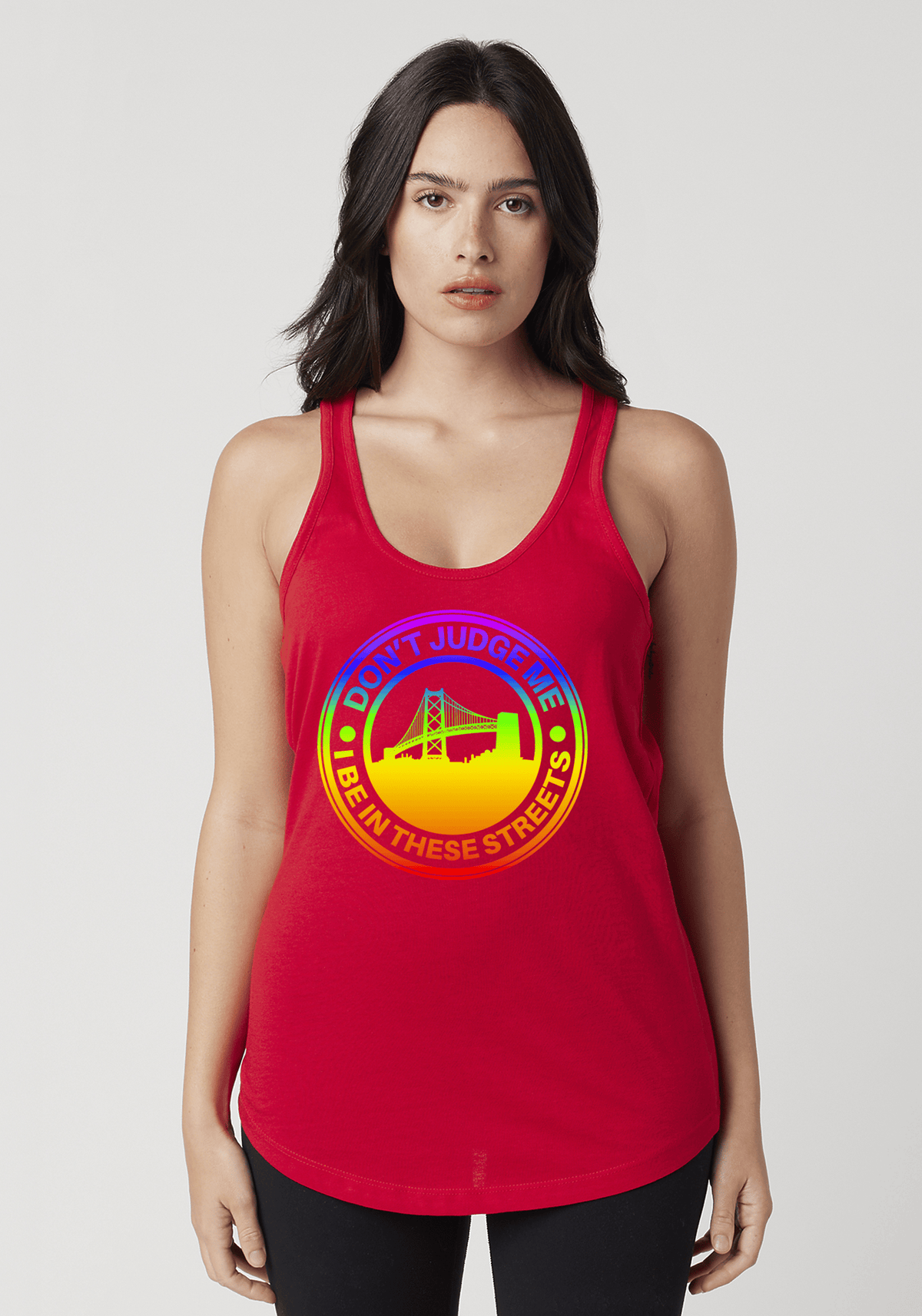 DJMC-UPLOADER:Rainbow:Tank-Tops-Red-STREETS-BayBridge-Rainbow.png
