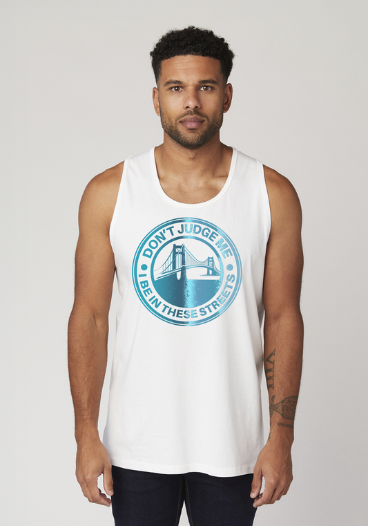 White Men's Tank Top - The Bay