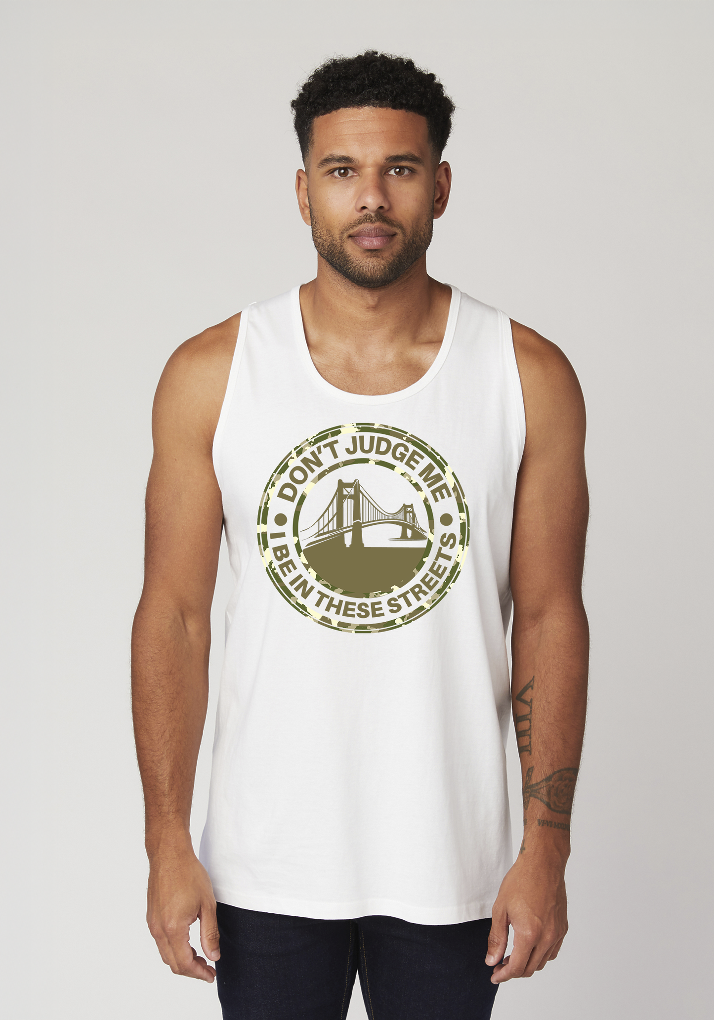 White Men's Tank Top - The Bay