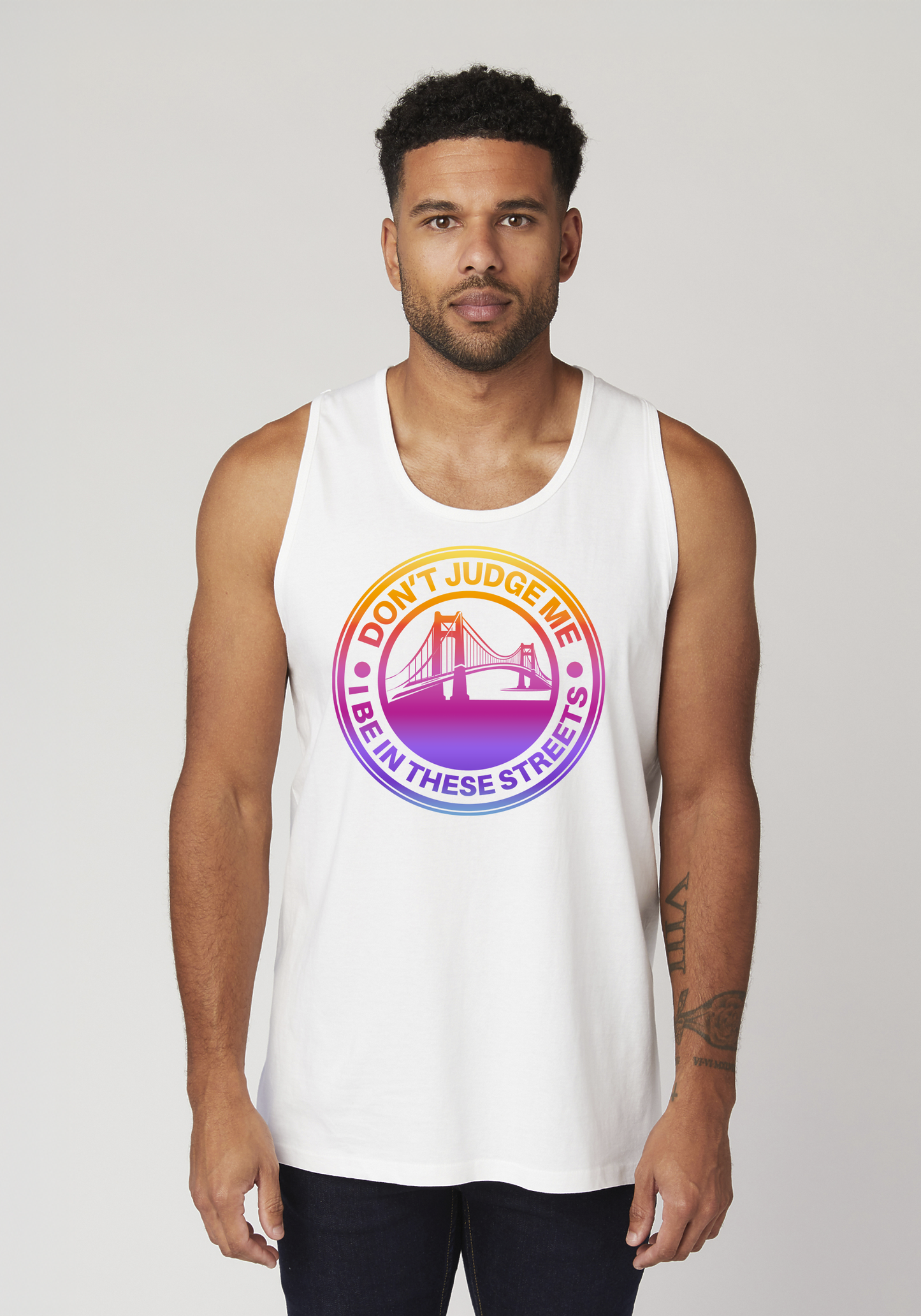 White Men's Tank Top - The Bay
