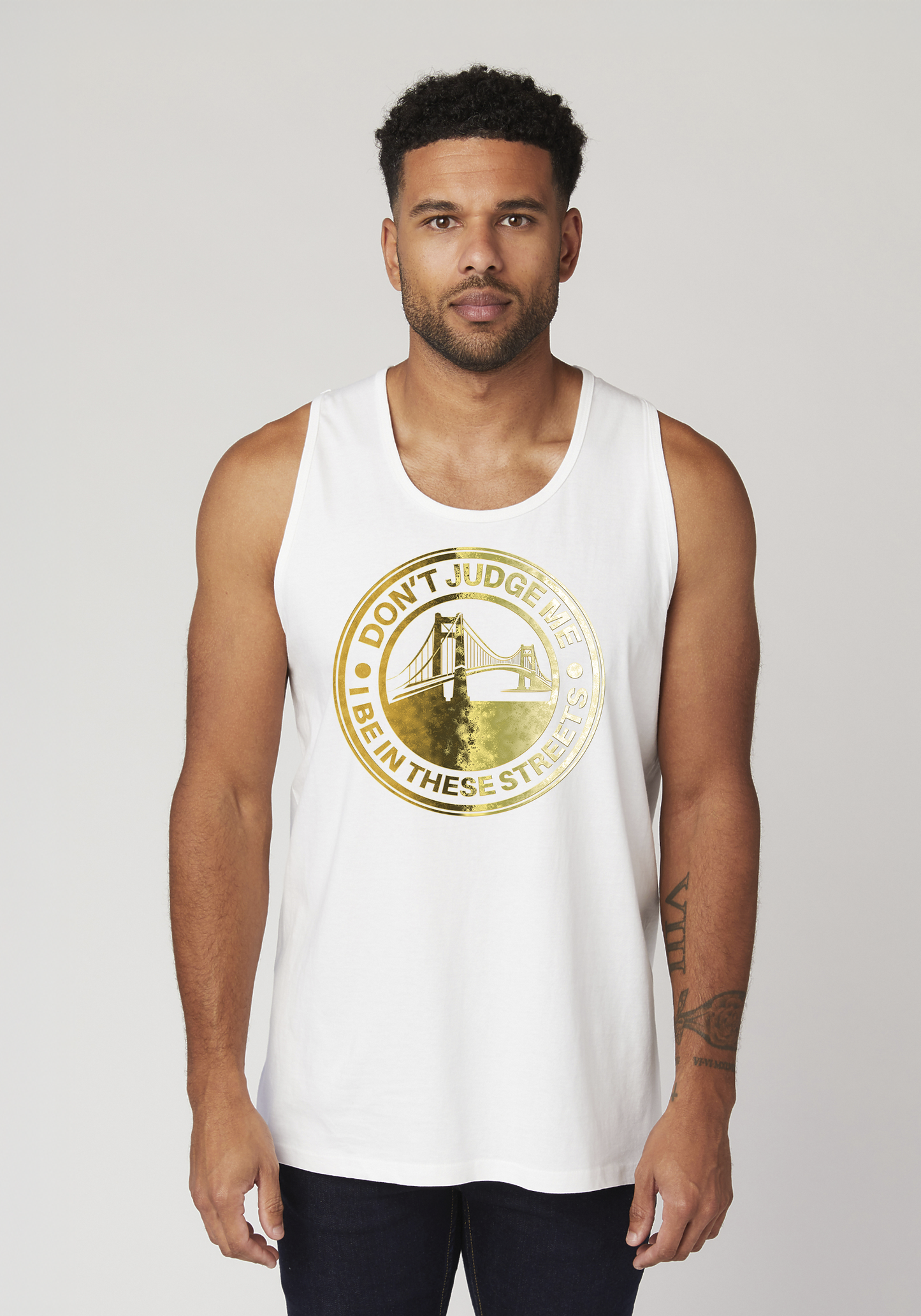 White Men's Tank Top - The Bay