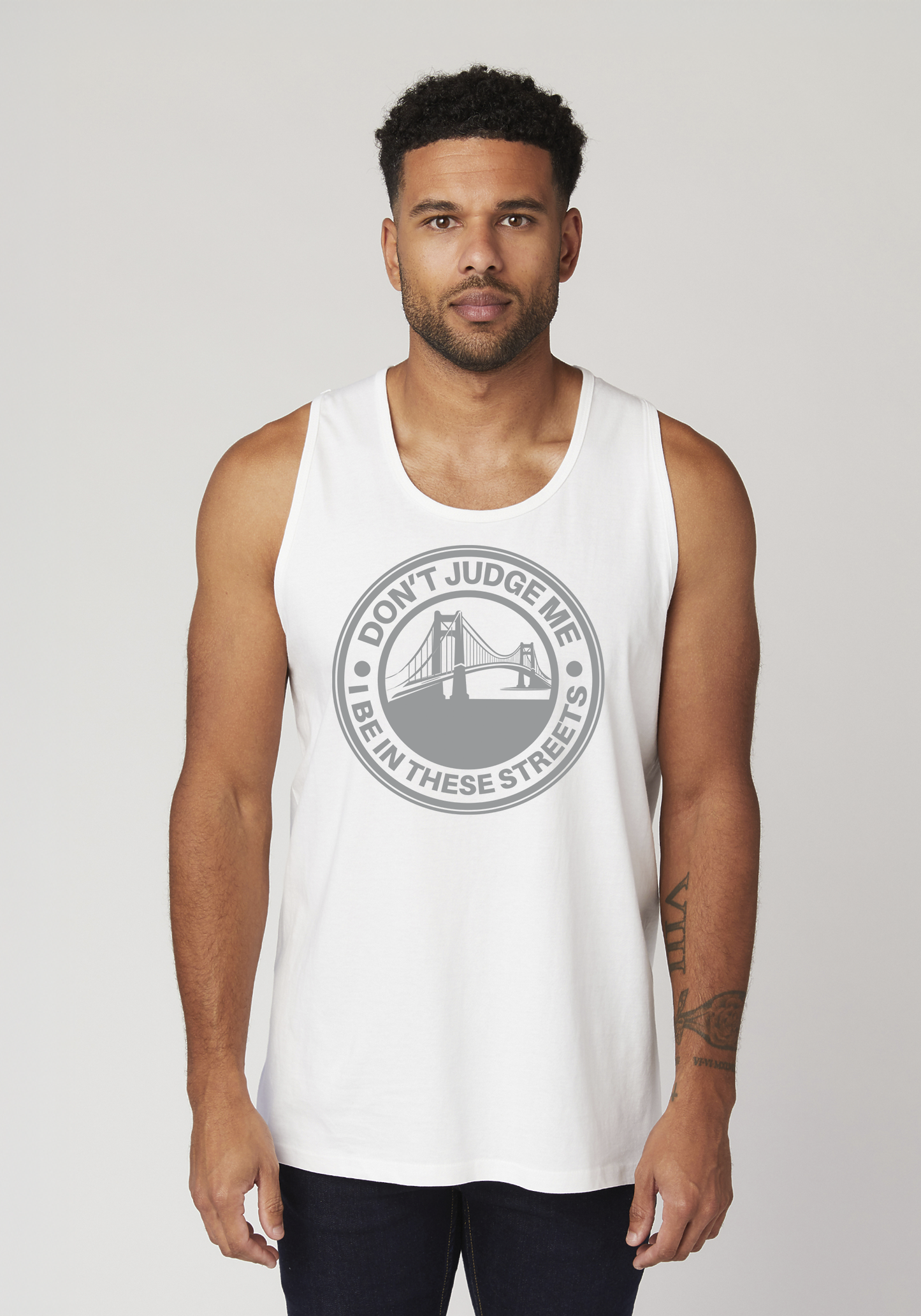 White Men's Tank Top - The Bay