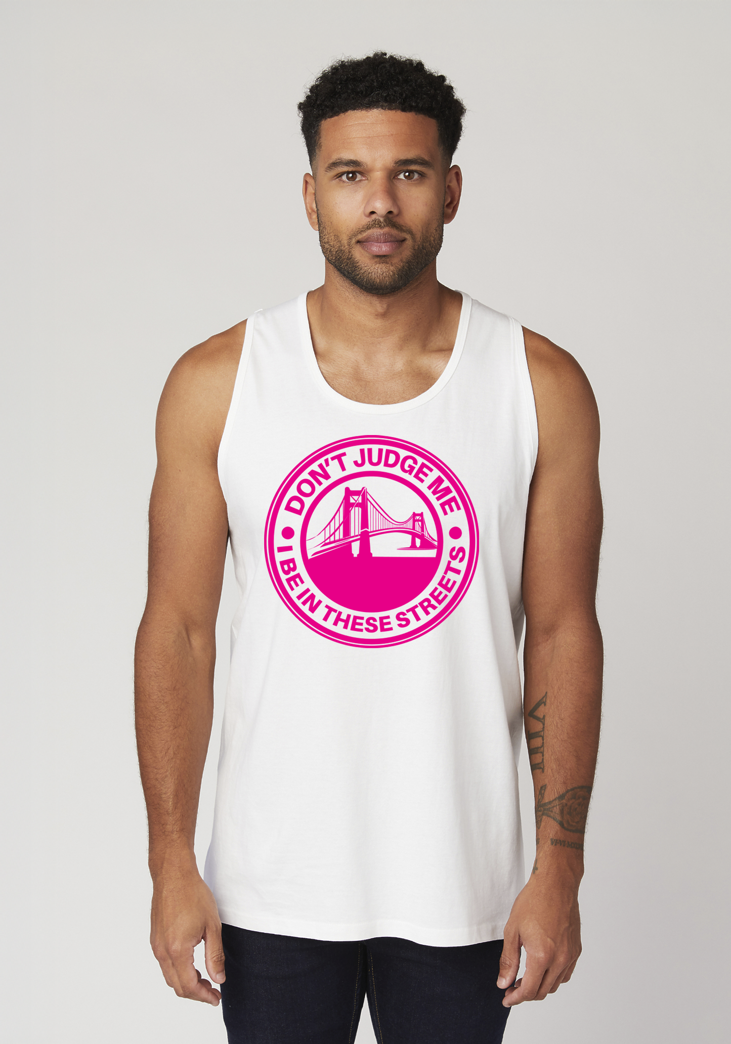 White Men's Tank Top - The Bay