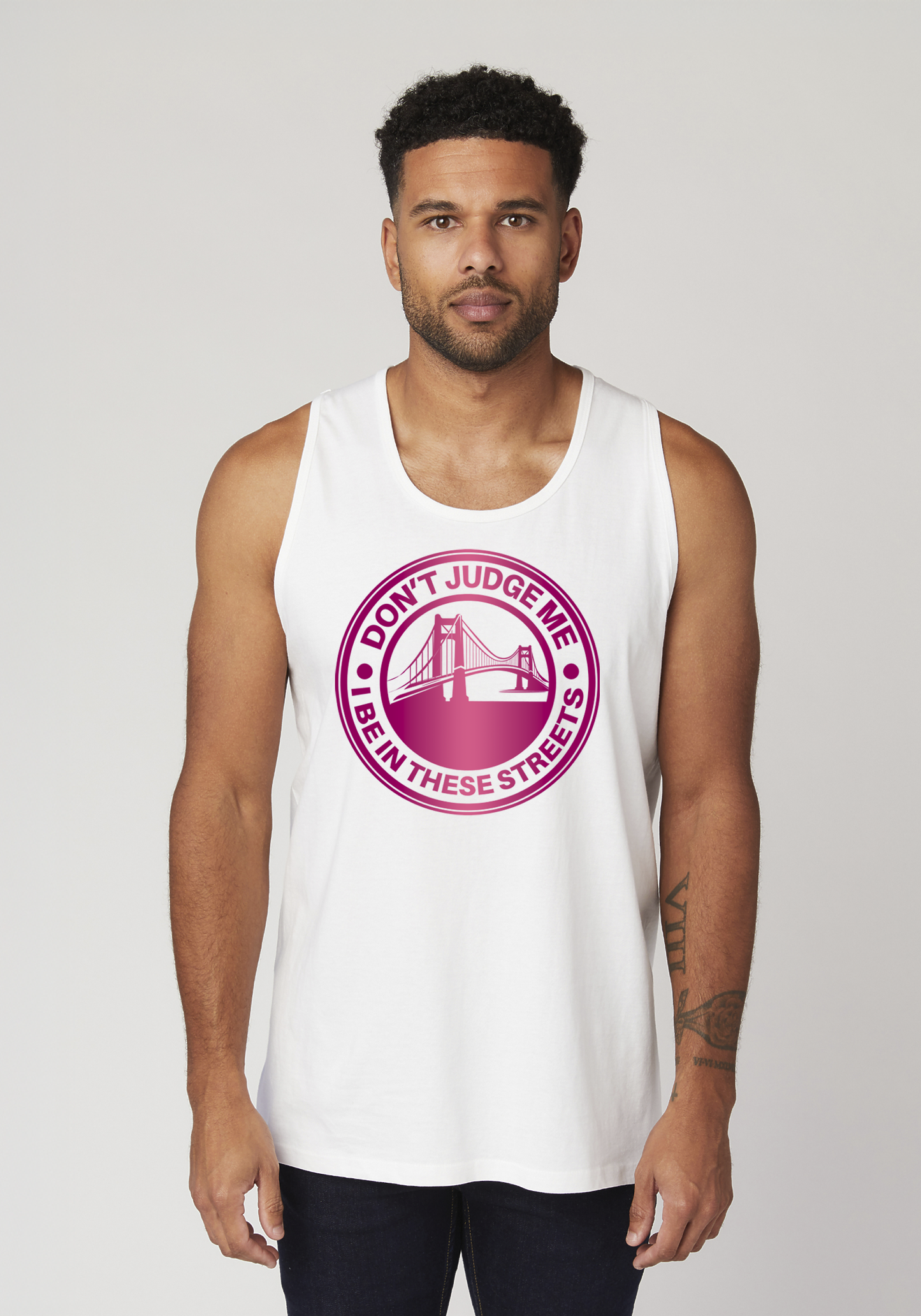White Men's Tank Top - The Bay