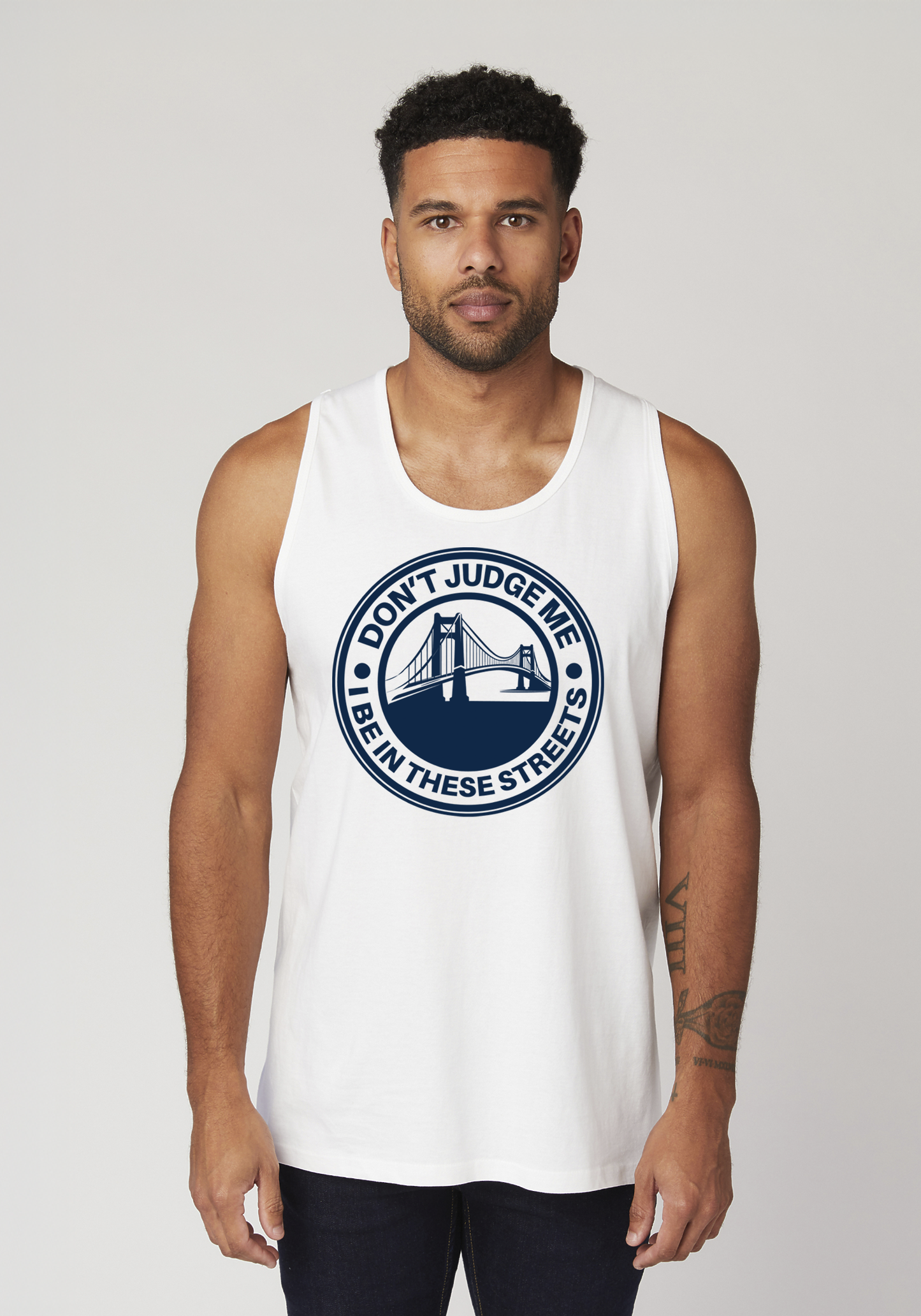 White Men's Tank Top - The Bay