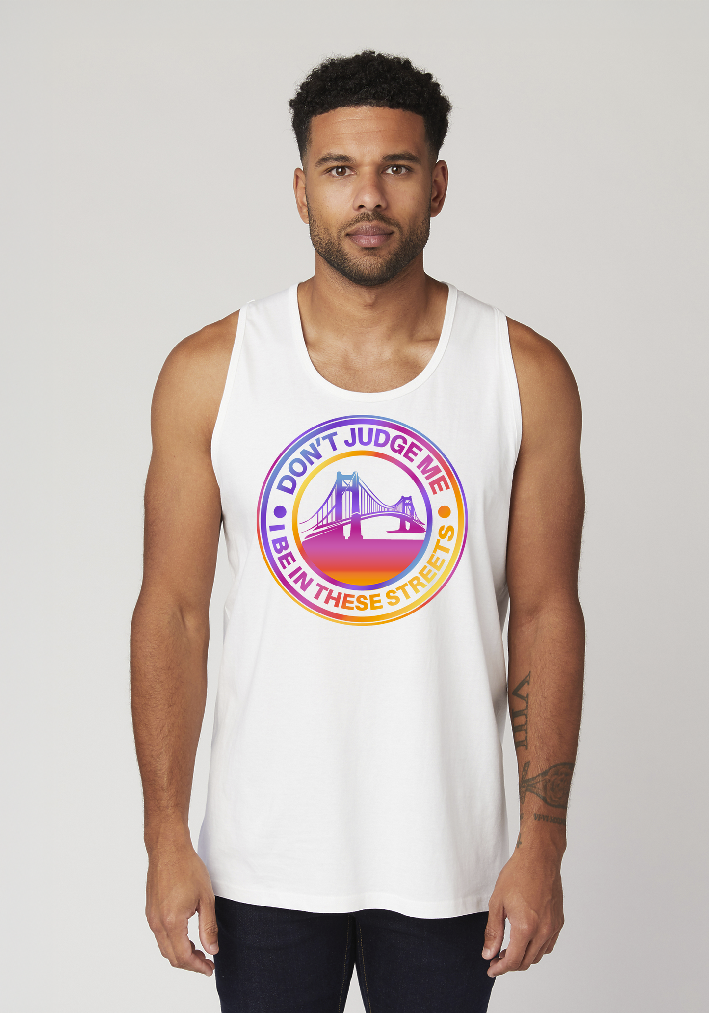 White Men's Tank Top - The Bay