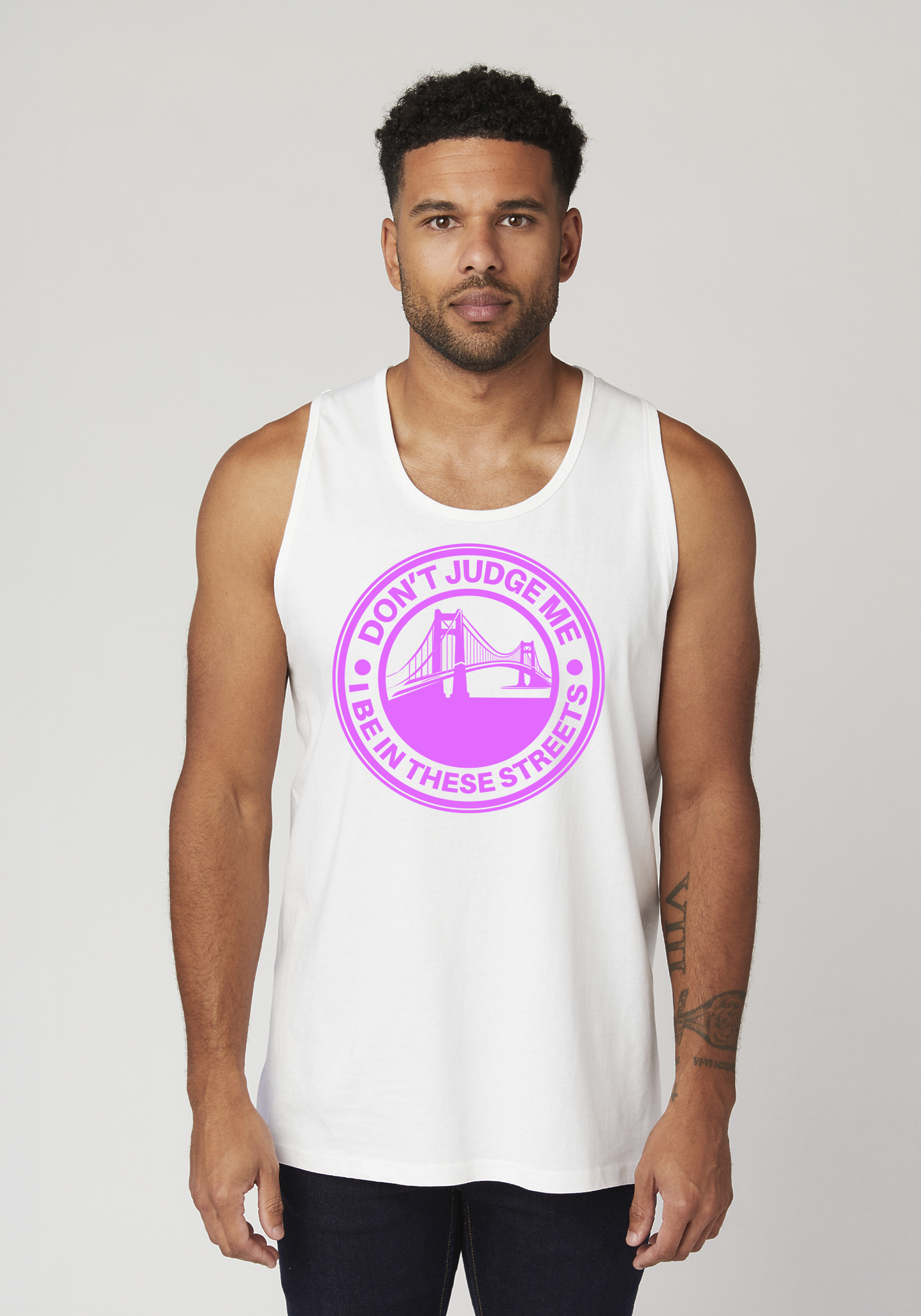 White Men's Tank Top - The Bay