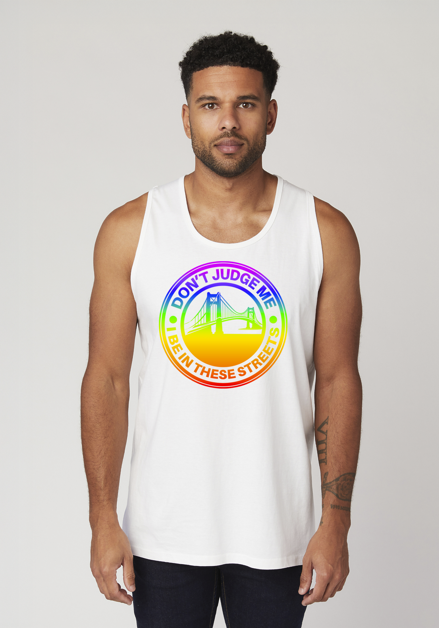 White Men's Tank Top - The Bay
