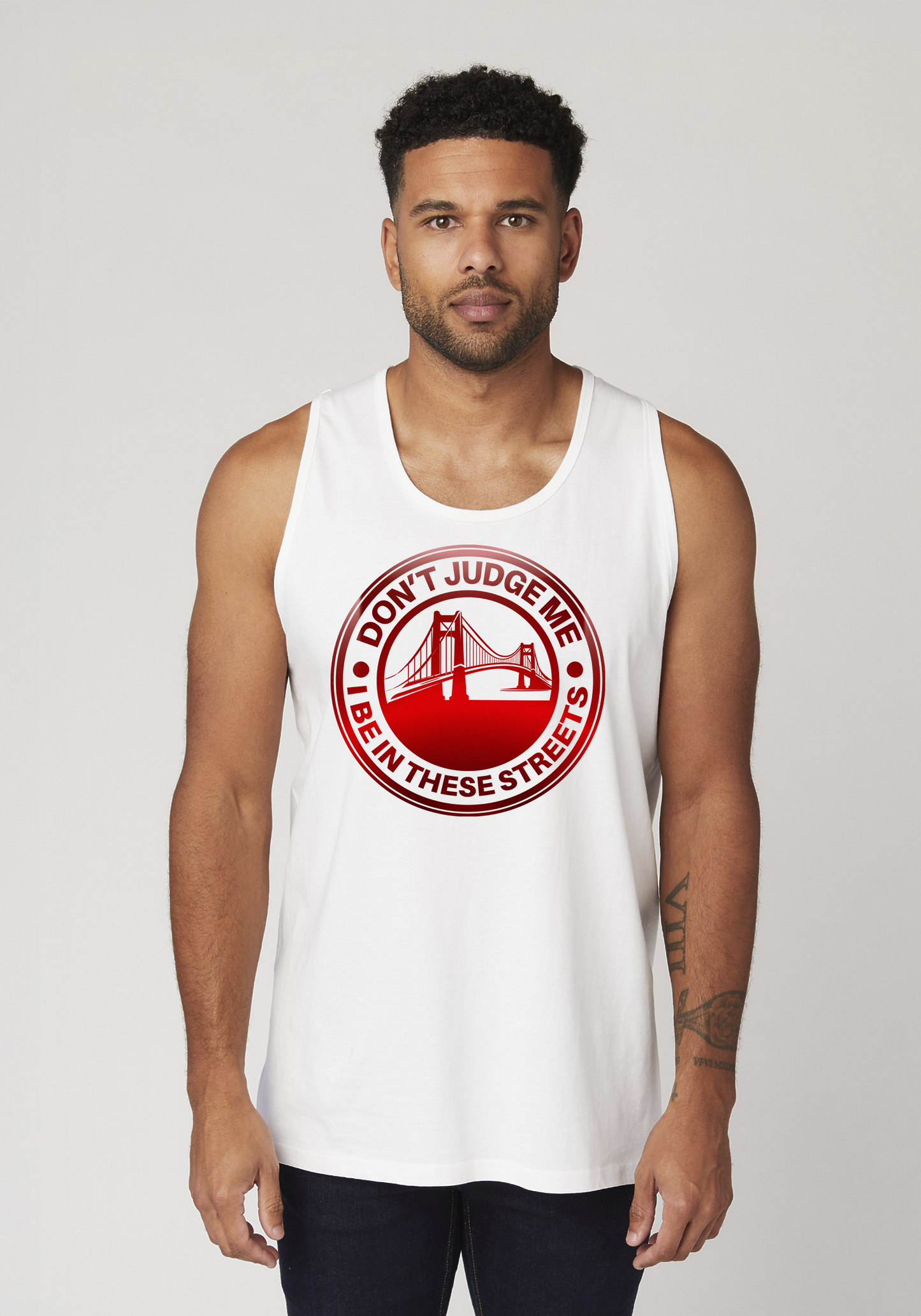 White Men's Tank Top - The Bay