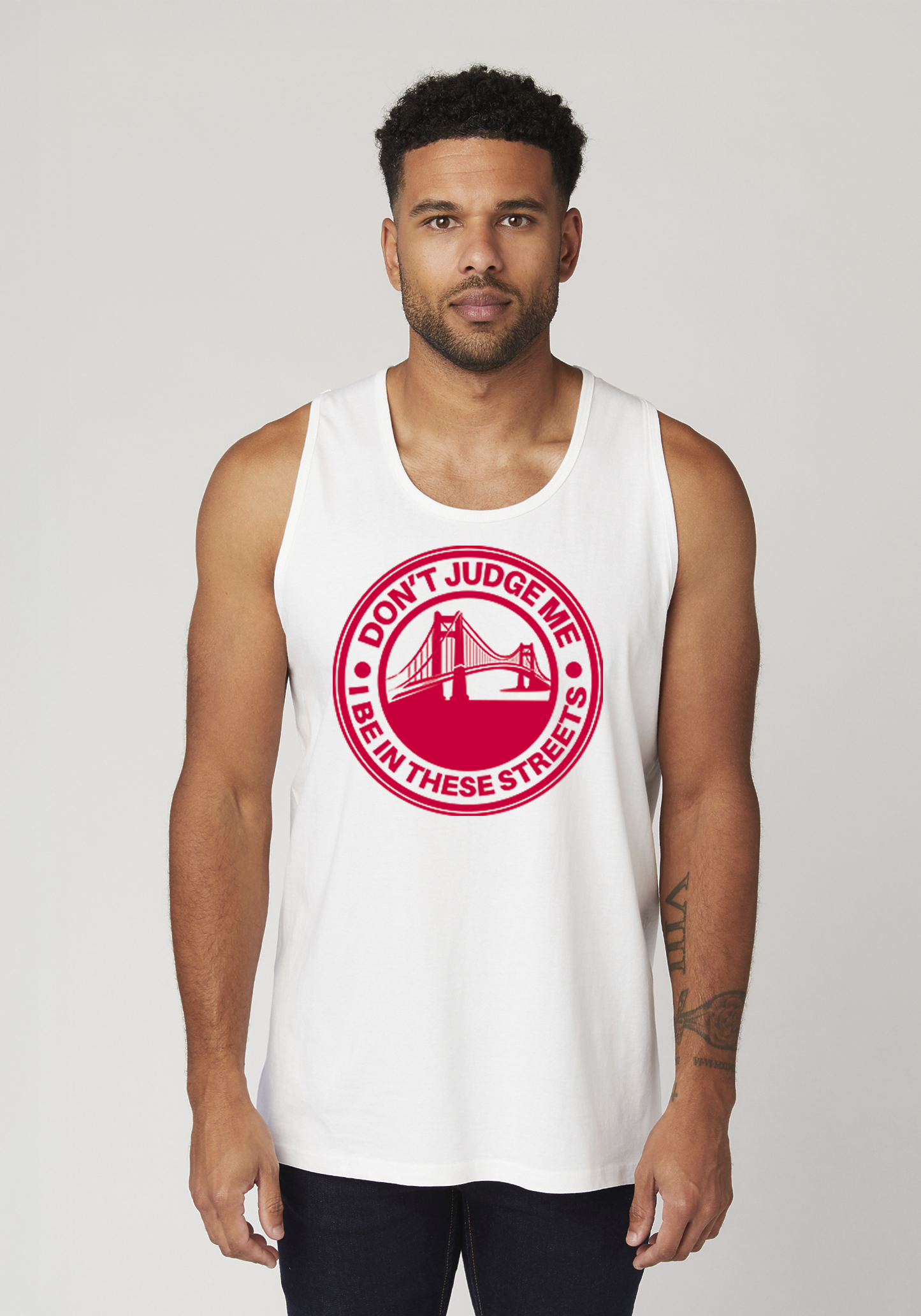 White Men's Tank Top - The Bay
